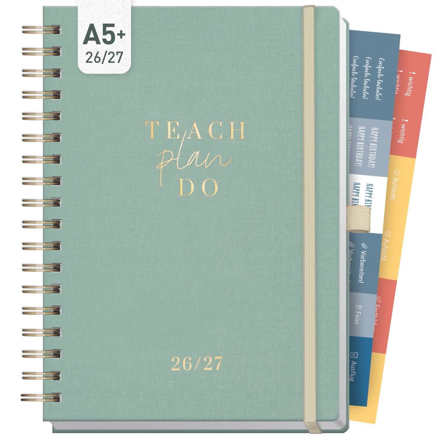 Häfft Lehrerkalender Lehrer-Planer Deluxe KL 2026/2027 / A5+