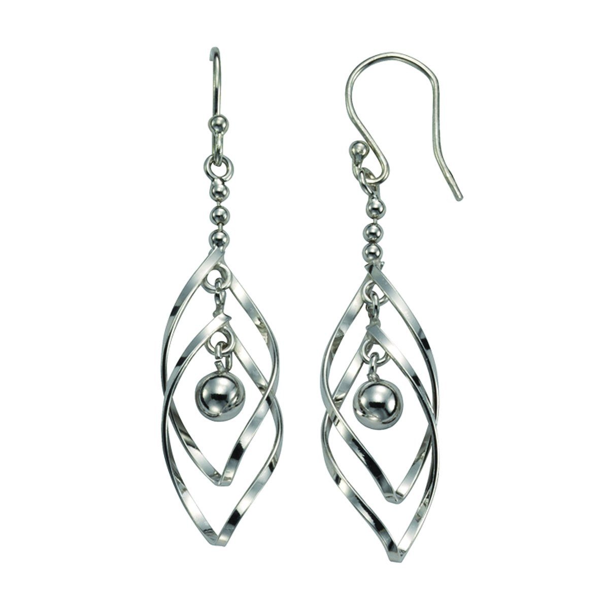 Vivance Paar Ohrhänger 925 Silber beweglich