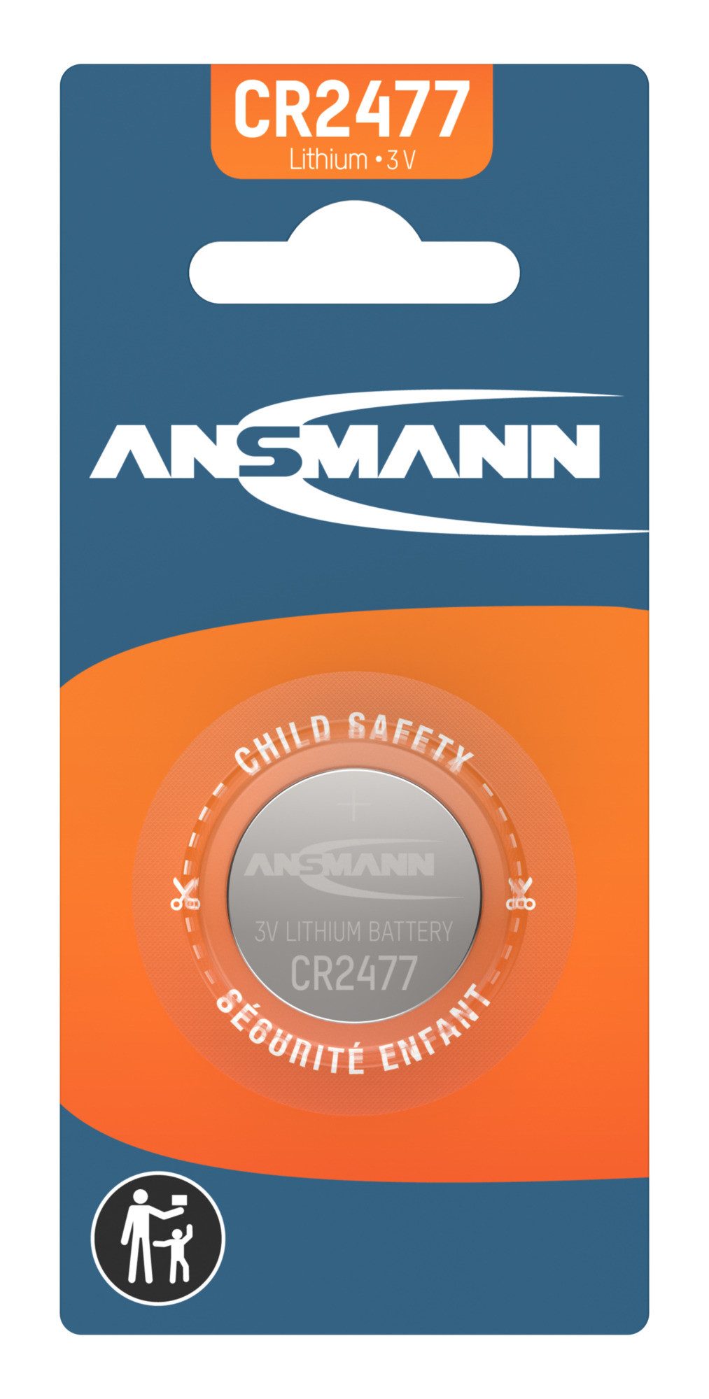 ANSMANN AG ANSMANN Lithium Knopfzelle CR2477 Knopfzelle von ANSMANN AG