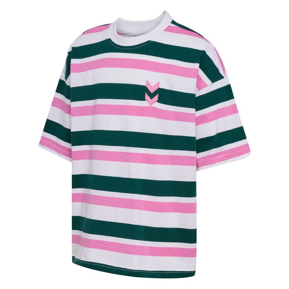 hummel T-Shirt hmlJR Silly S-S Boxy T-Shirt Stripe