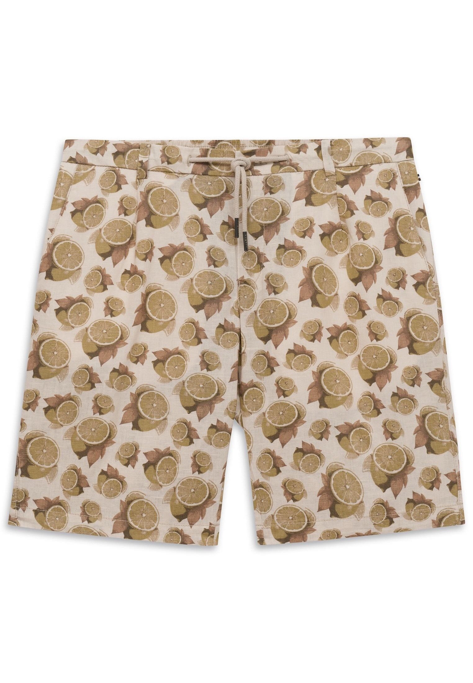 bugatti Bermudas Soft touch aus einem Leinen-Mix