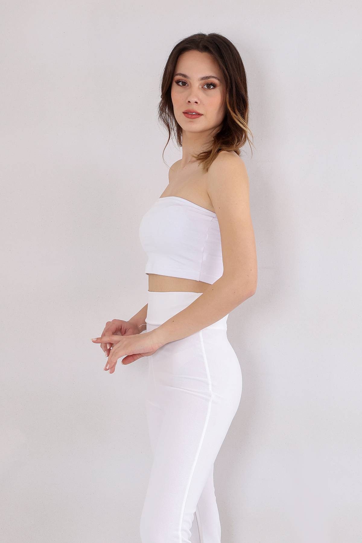 fashionshowcase Schlaghose Damen Scuba Hose High günstig online kaufen