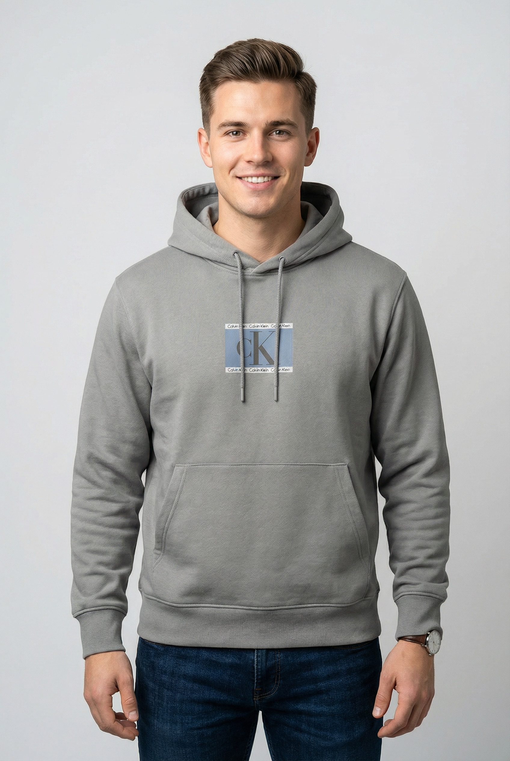 Calvin Klein Kapuzensweatshirt LS E 350TRRY SP CK B Mit Rundhalsausschnitt günstig online kaufen