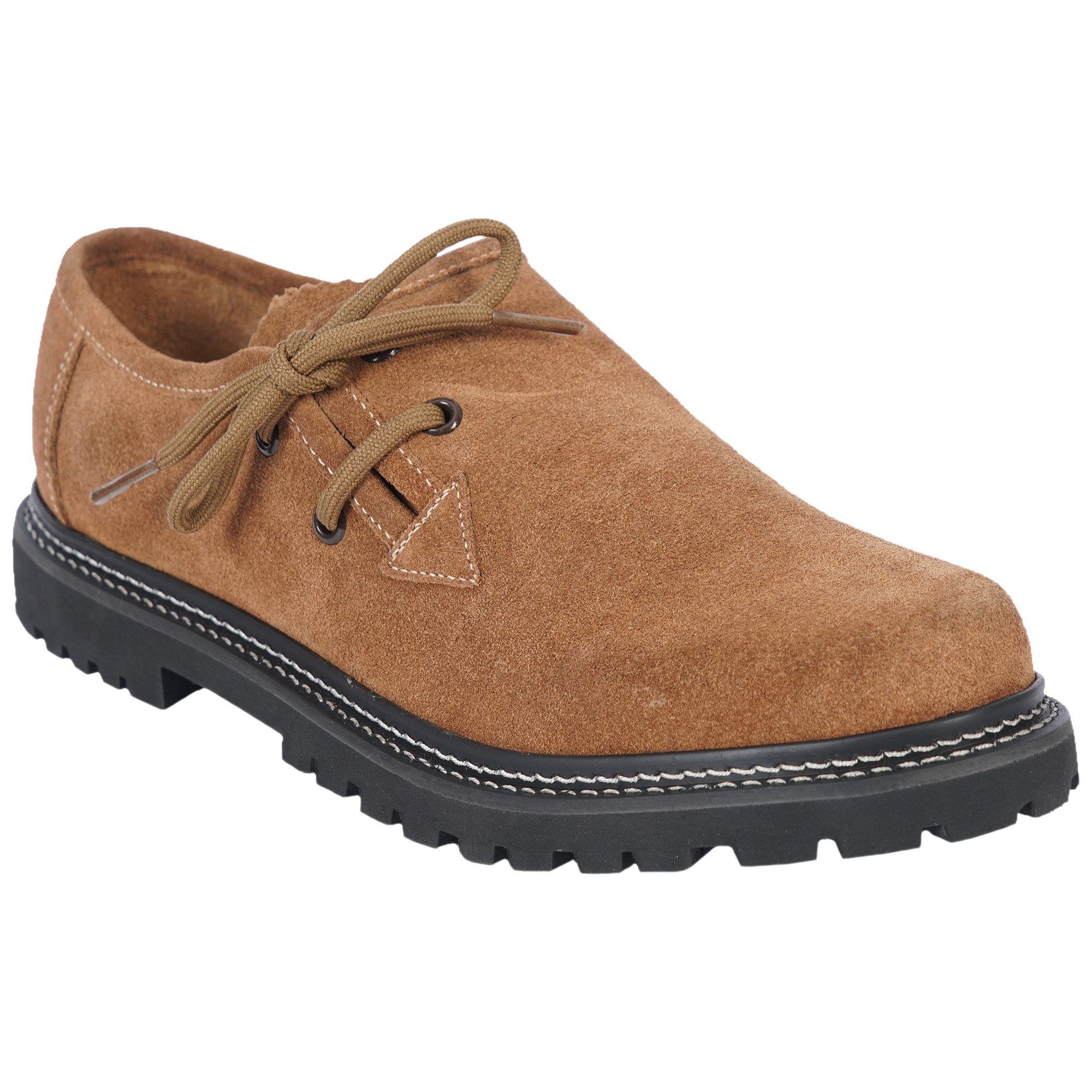German Wear GW1800-VL Haferlschuh Trachtenschuhe Original Haferlschuhe Lederschuhe Wildleder 2x Senkel – Bild 4 von 5