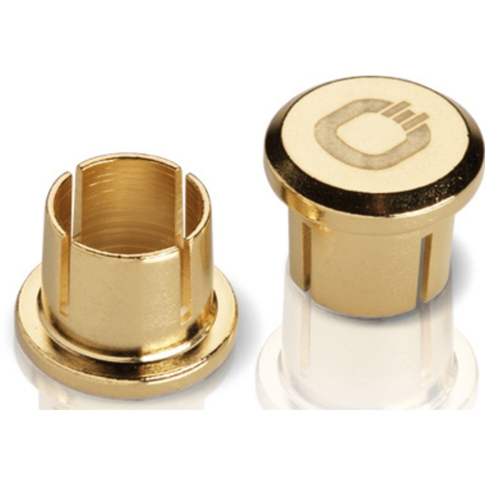 OEHLBACH Oehlbach XXL Cinch Caps Abdeckkappe Gold 12 St. Audio- & Video-Adapter