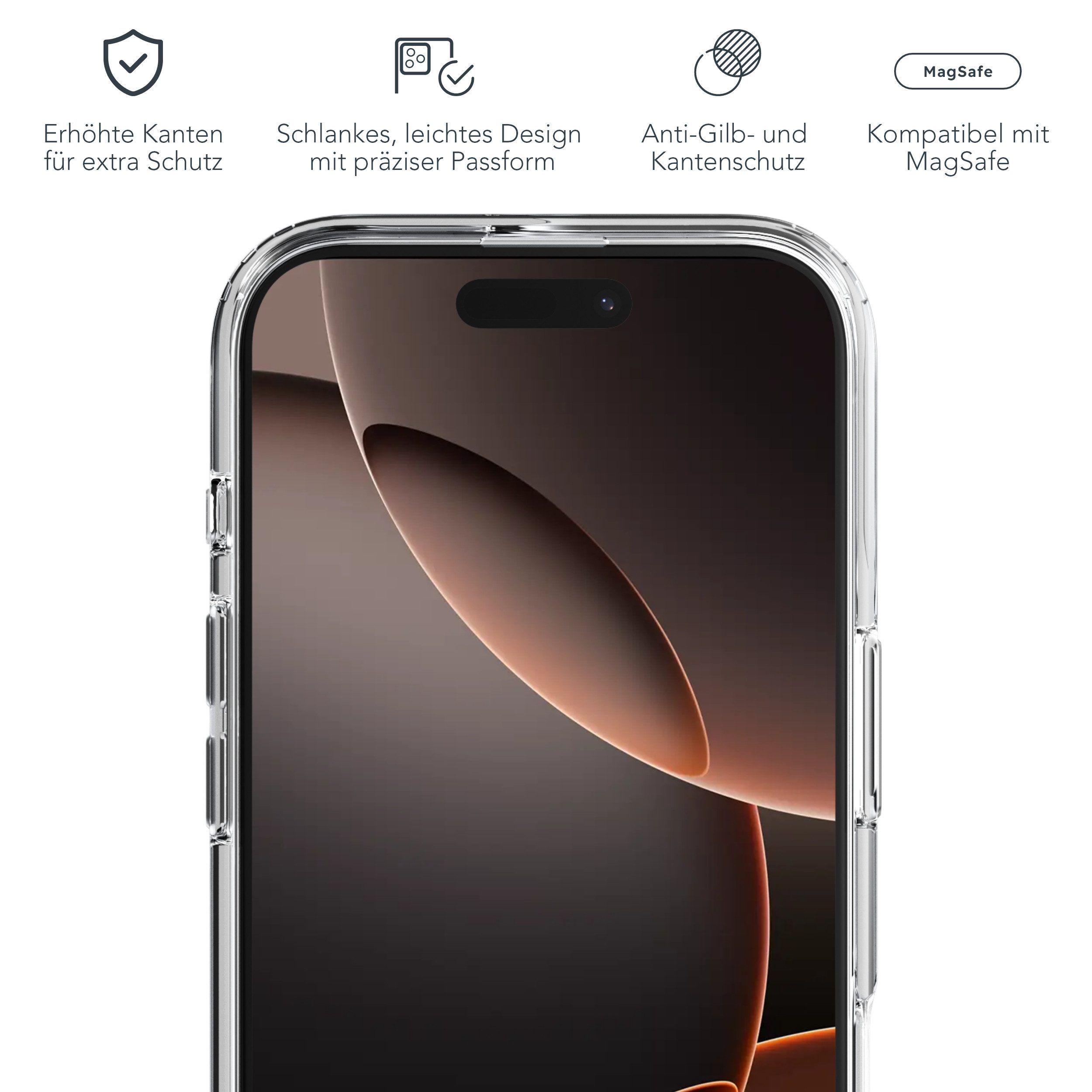 VONMÄHLEN Handyhülle Transparent Case