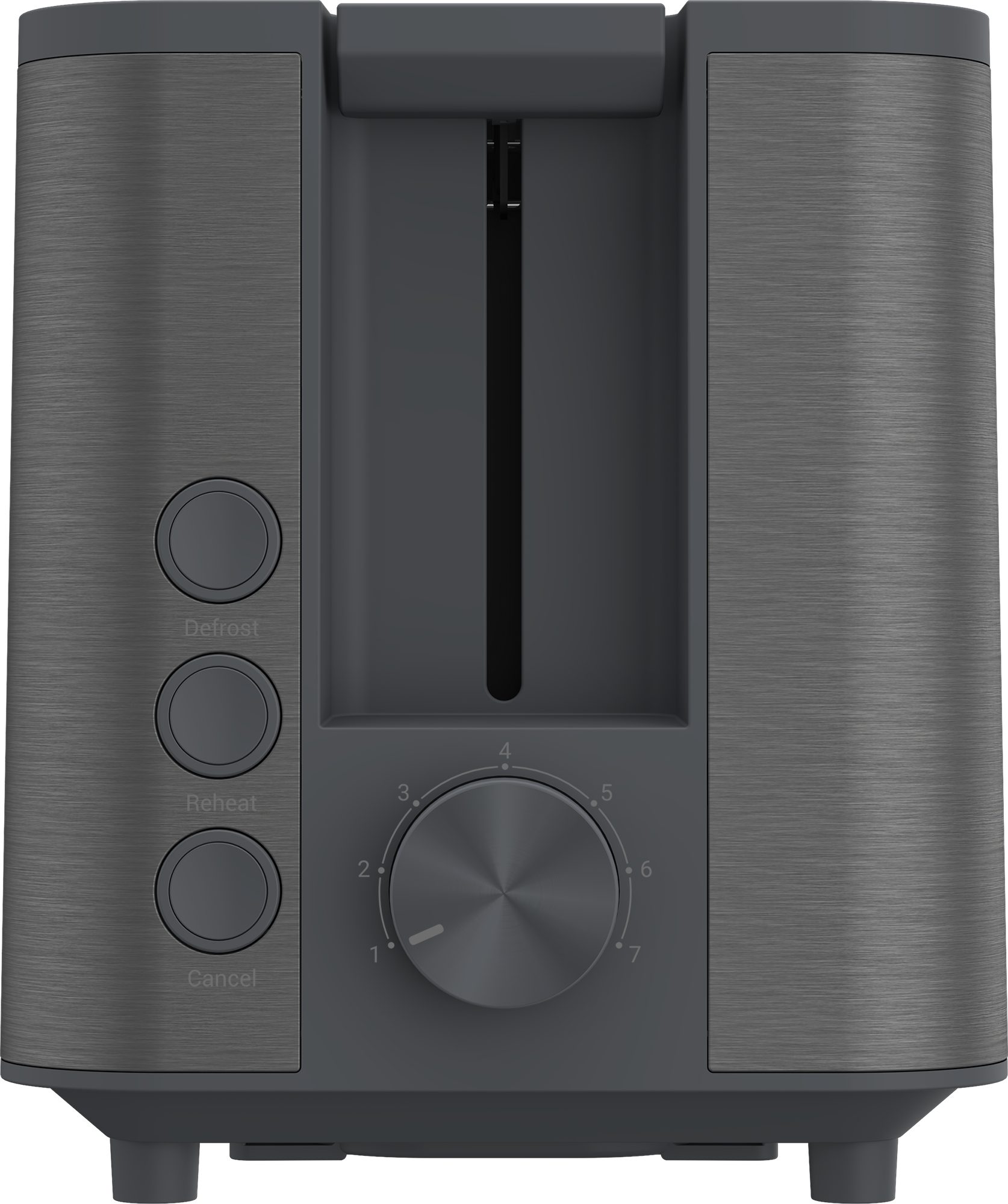 Grundig Toaster TA 7340, 2 kurze Schlitze, 950 W, inkl. Brötchenaufsatz