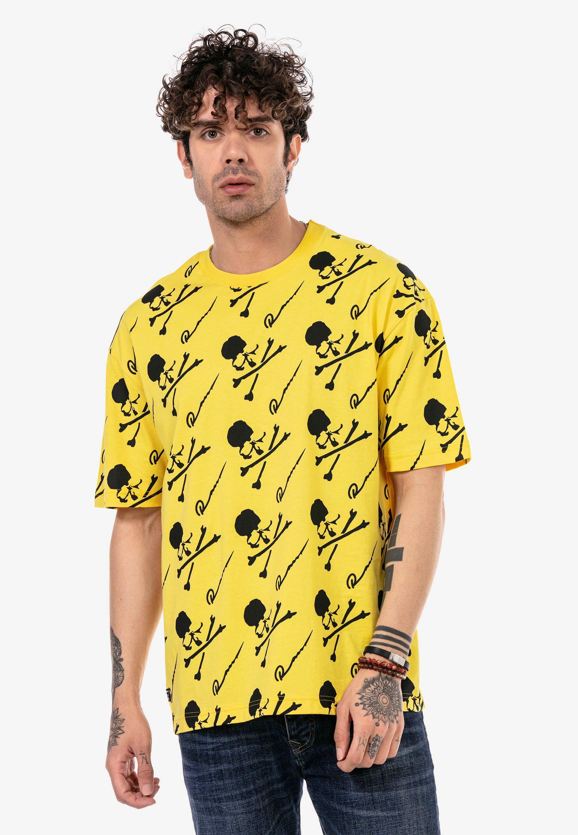 RedBridge T-Shirt Warrington Mit Allover-Druck