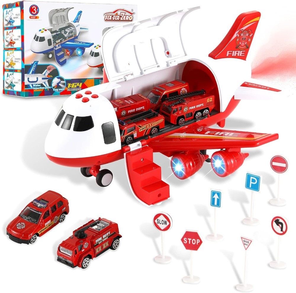 LA CUTE Spielzeug-Flugzeug Flugzeugtransporter-Set: Hoch in günstig online kaufen