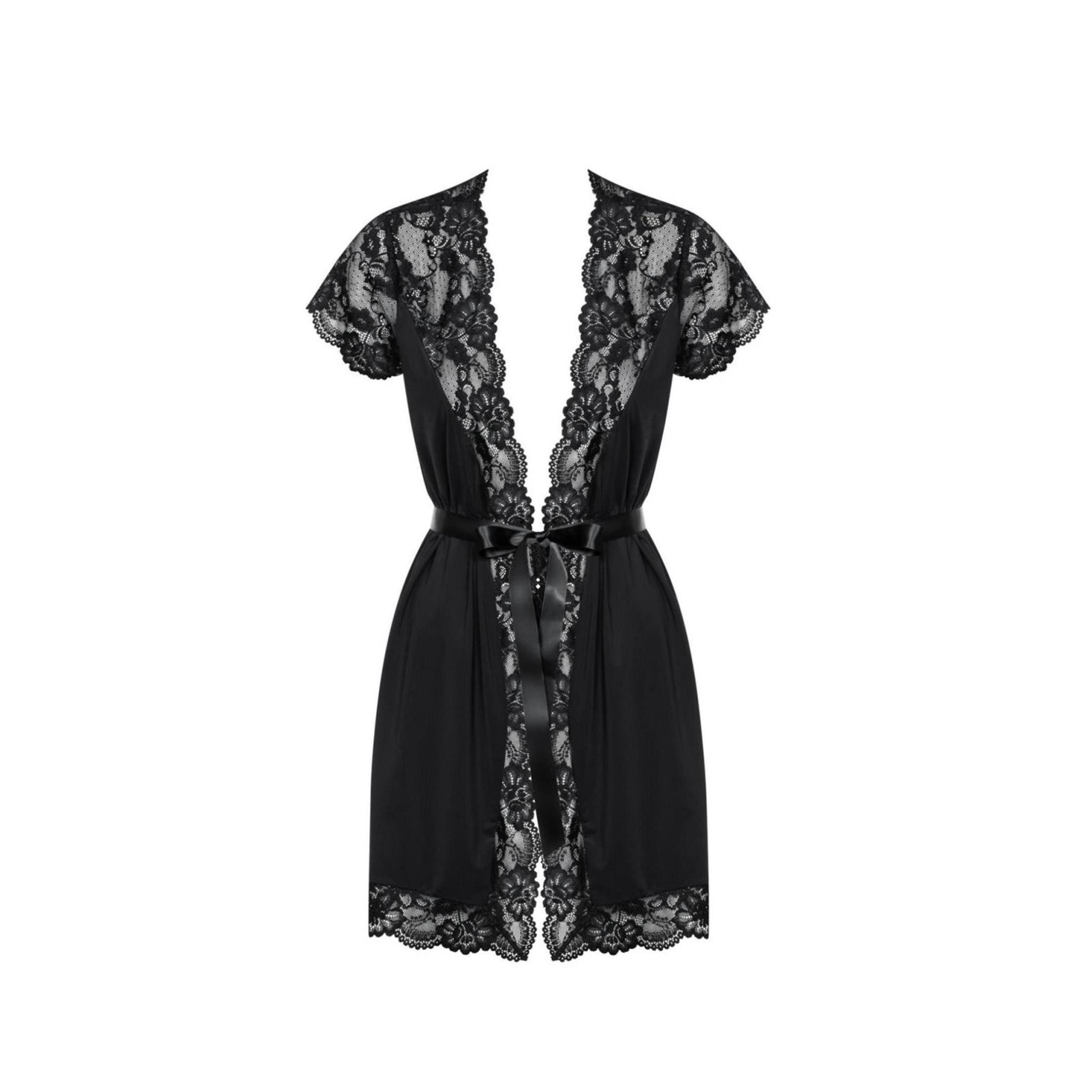 Obsessive Size Plus Kimono OB 810-PEI-1 peignor Size Plus - (XXL)