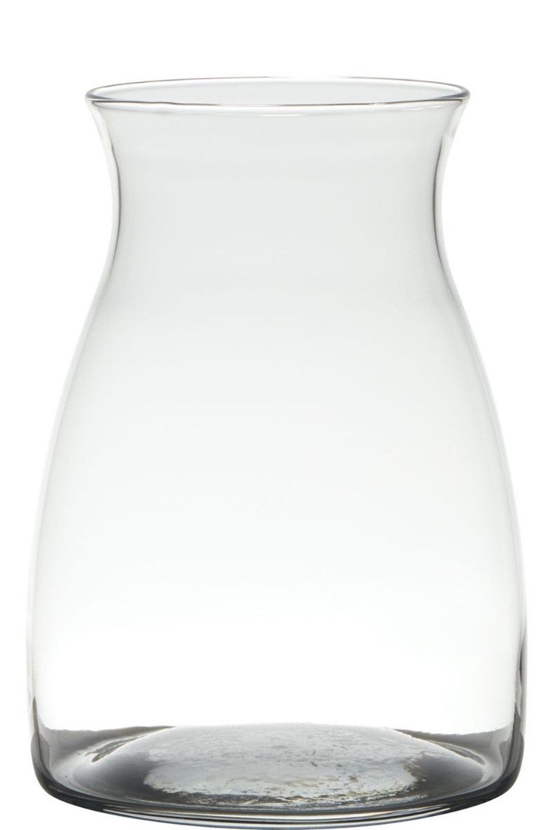 INNA-Glas Dekovase Glas Blumen Vase Maisie, klar, 20 cm, Ø 14 cm