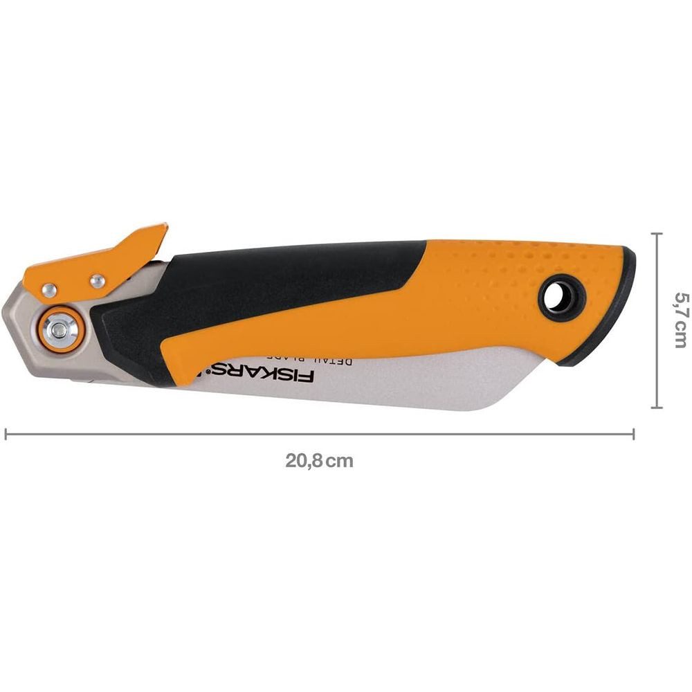 Fiskars Cuttermesser Fiskars Pro PowerTooth Kompakte klappbare Detailsäge 15 cm
