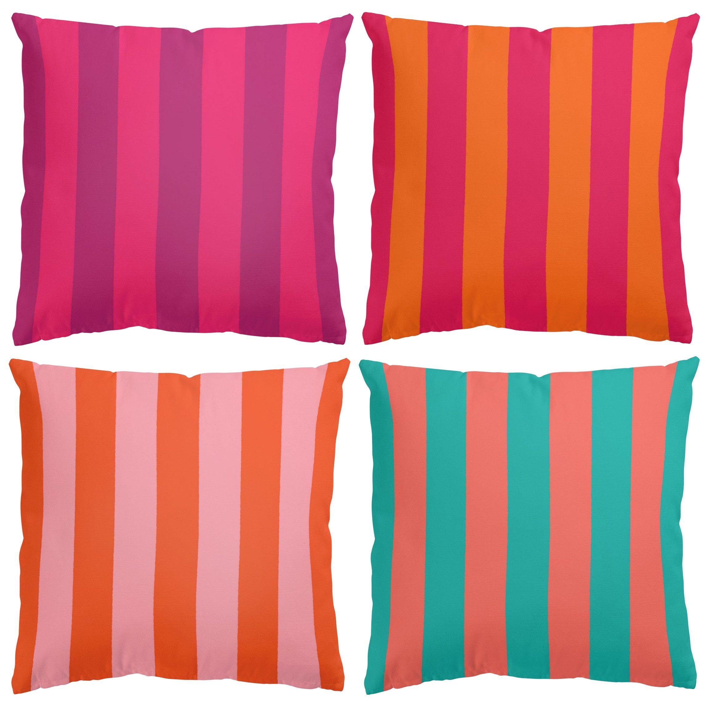 Bilderdepot24 4-teilig drinnen Kissenhülle/ Sofakissen/ Zierkissen Kissenhülle bunt, Bezug mit / ohne Füllung Zierkissen Outdoor Sofa Bett