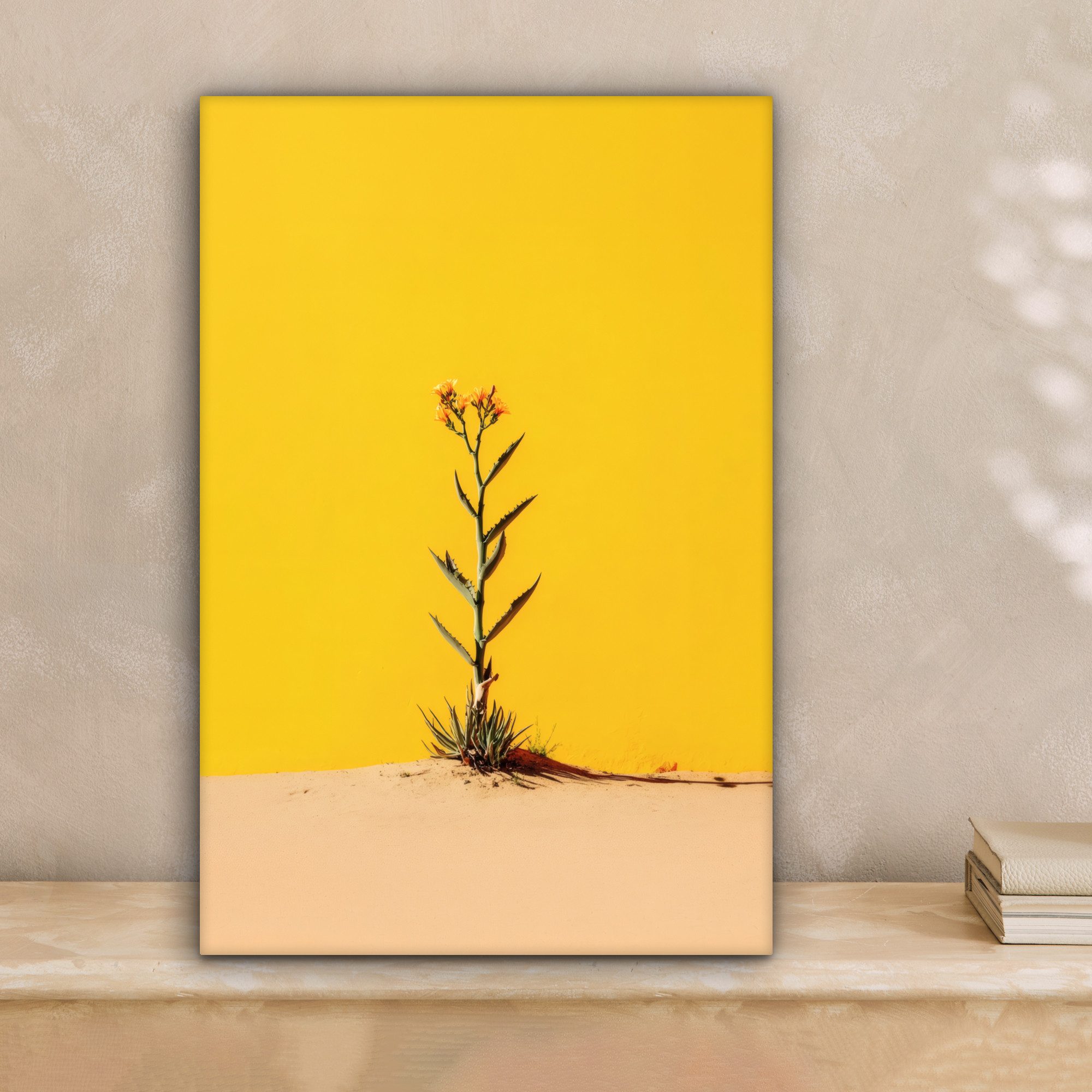 OneMillionCanvasses® Leinwandbild Sand - Pflanze - günstig online kaufen