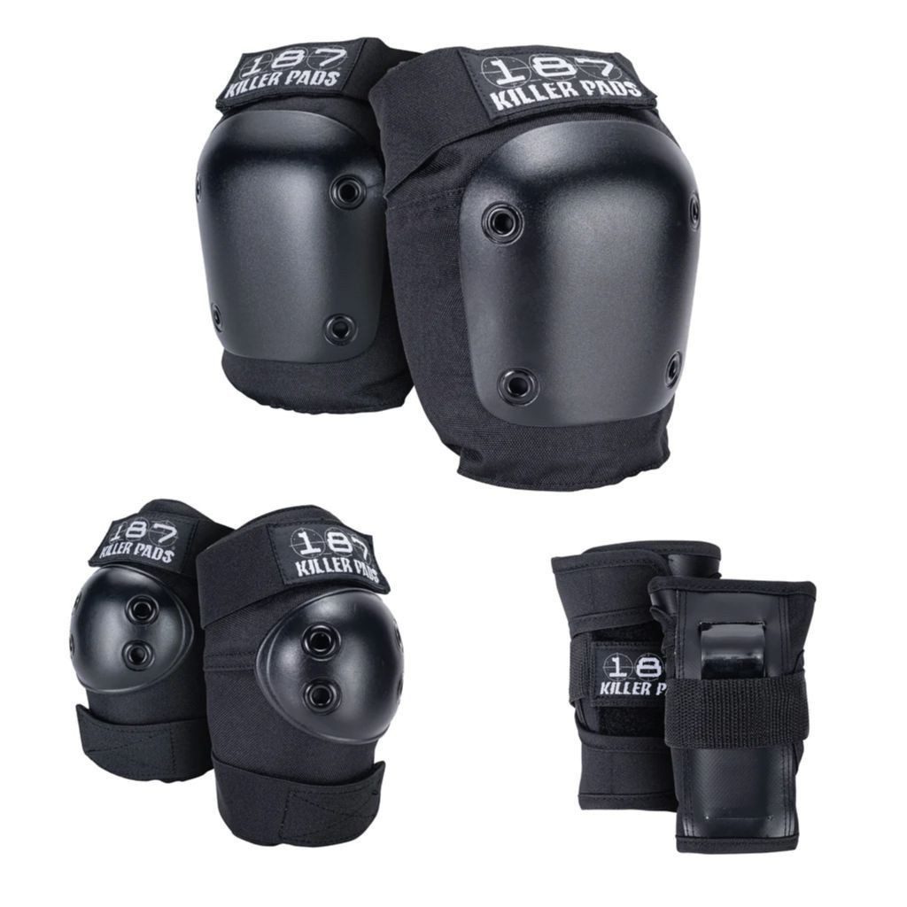 187 KillerPads Protektoren-Set Adult Six Pack (mit Knieschonern, mit Ellenbogenschonern, mit Handgelenkschonern), für Erwachsene
