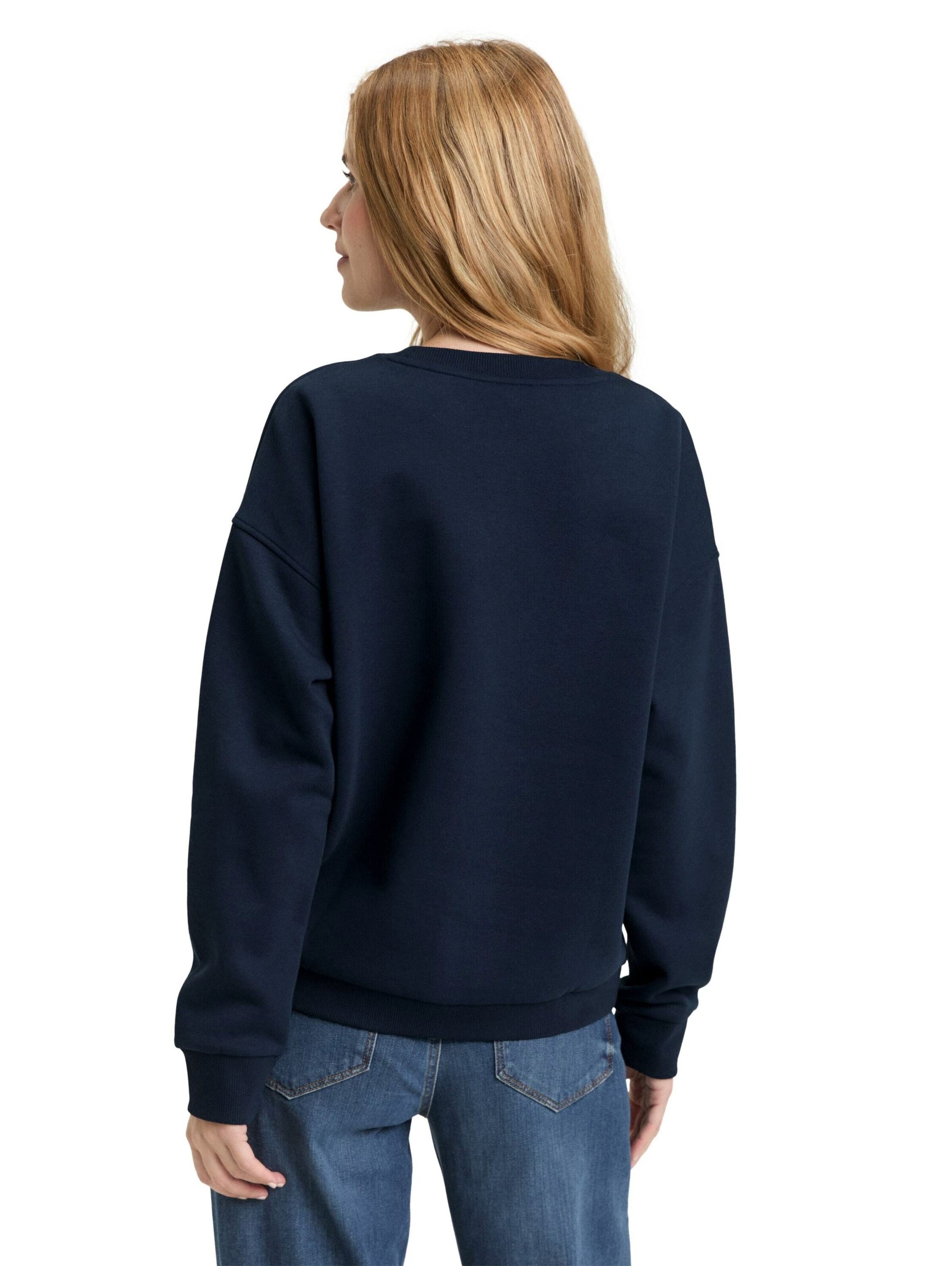 TOM TAILOR Sweatshirt (1-tlg) Stickerei
