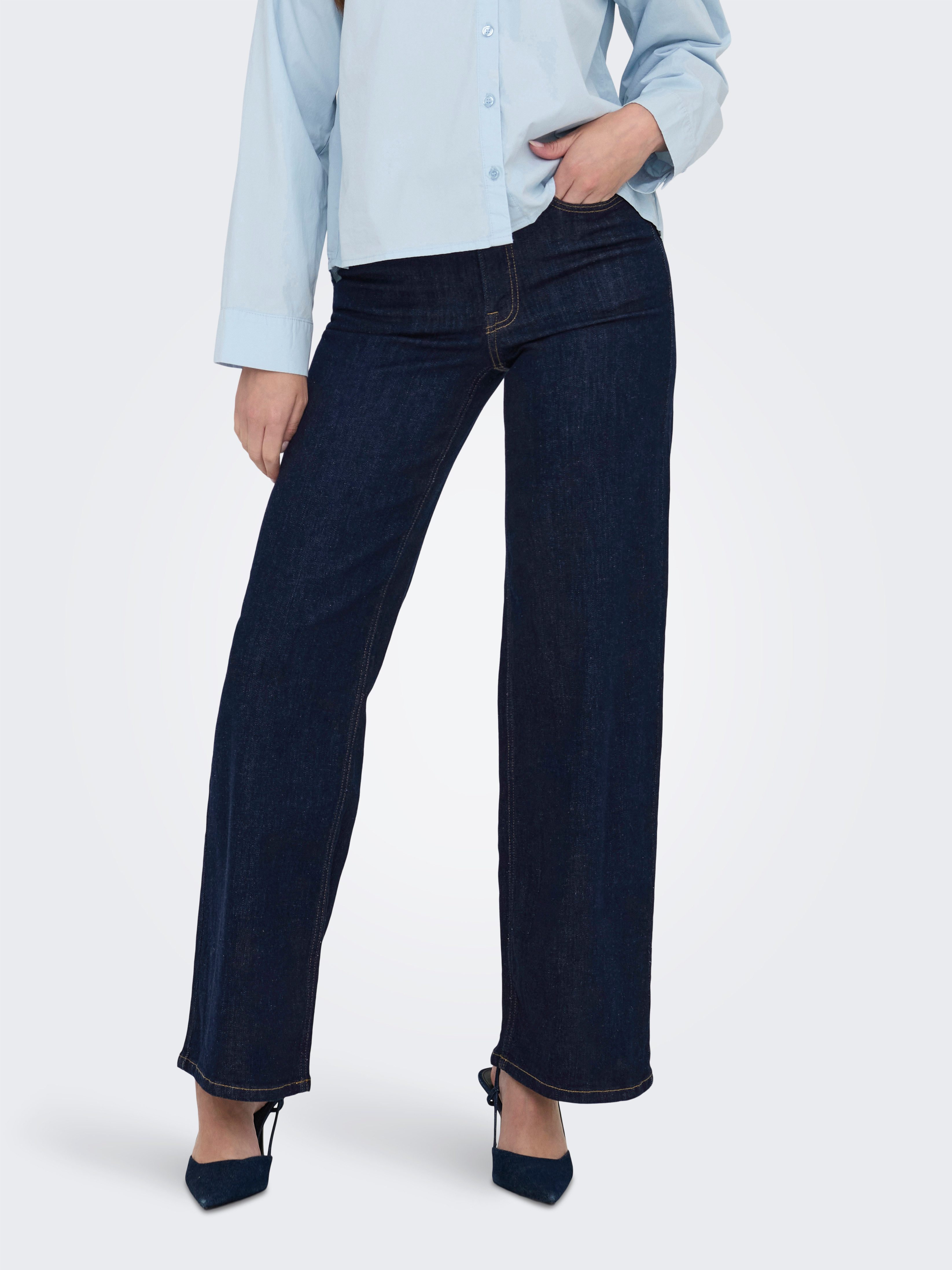 JDY High-waist-Jeans JDYFELINA-FINA HW WIDE RINSE günstig online kaufen