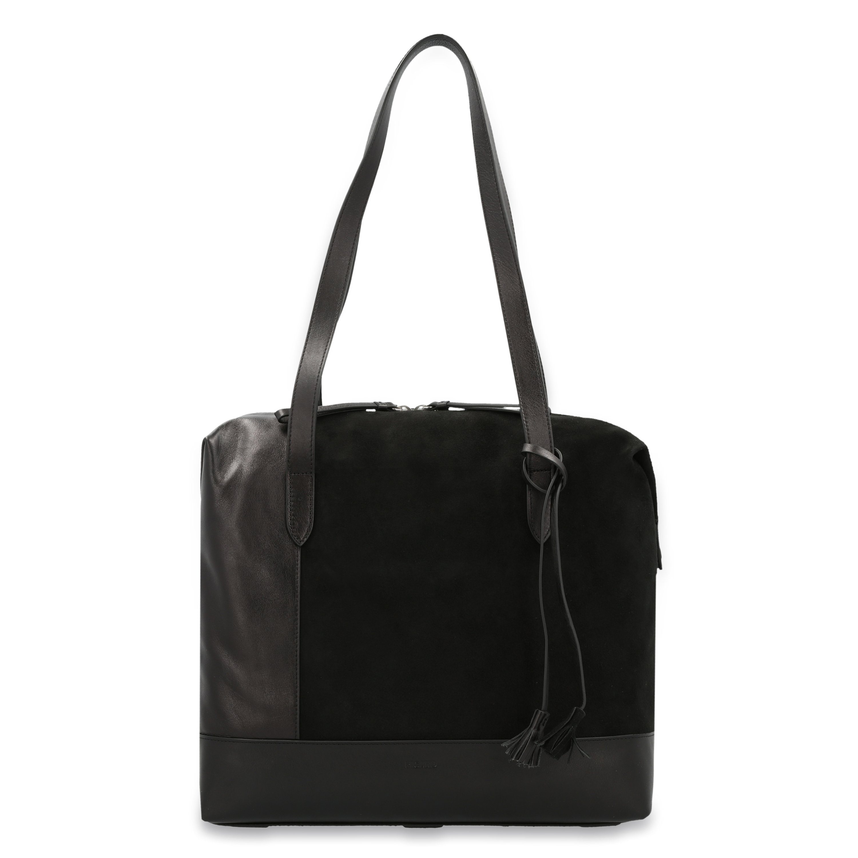 Picard Shopper PICARD Shopper Safari aus Velour schwarz | Shopper