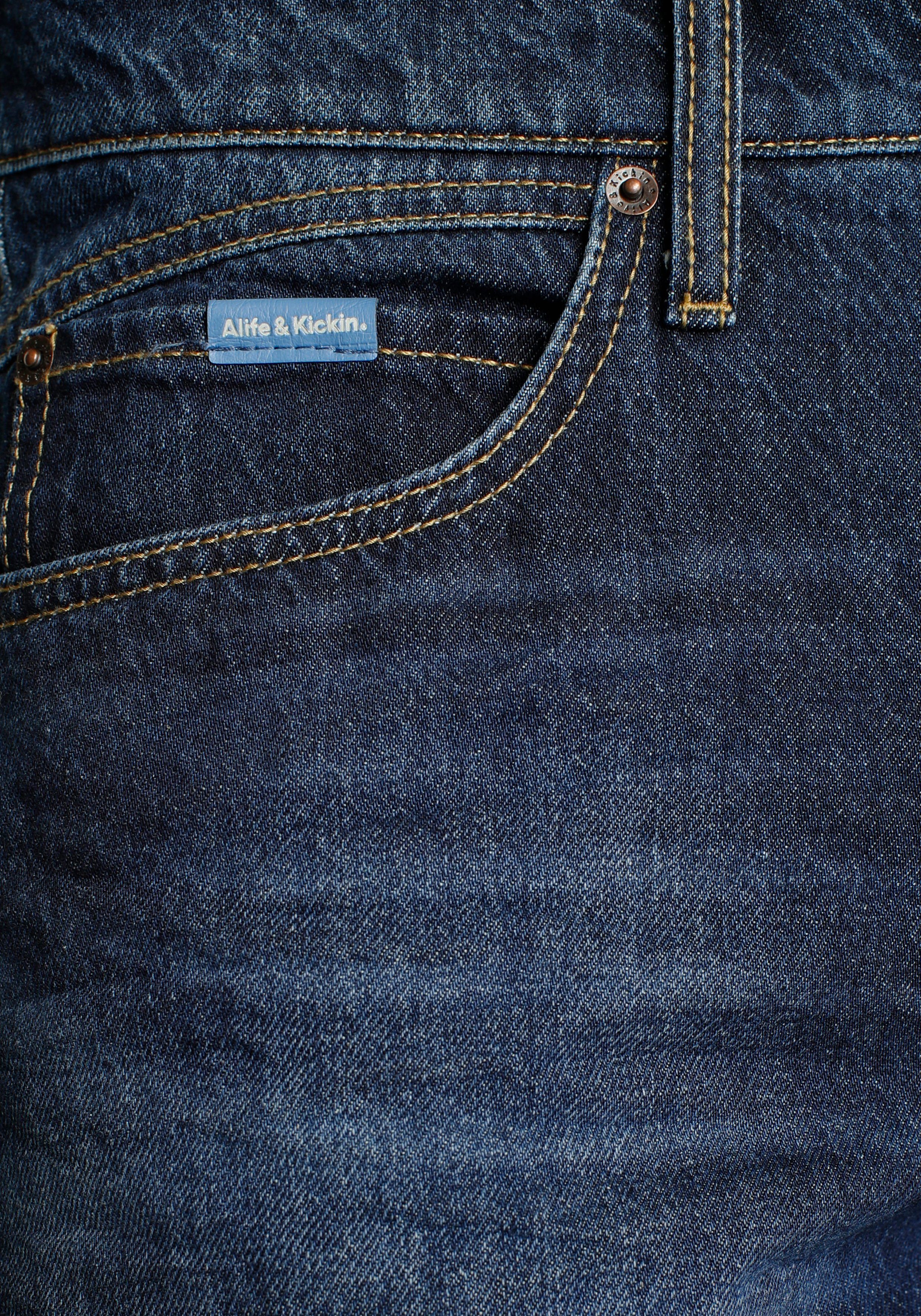 Ökologische, AlecAK Wash wassersparende Loose-fit-Jeans Ozon durch Alife & dark Kickin blue Produktion