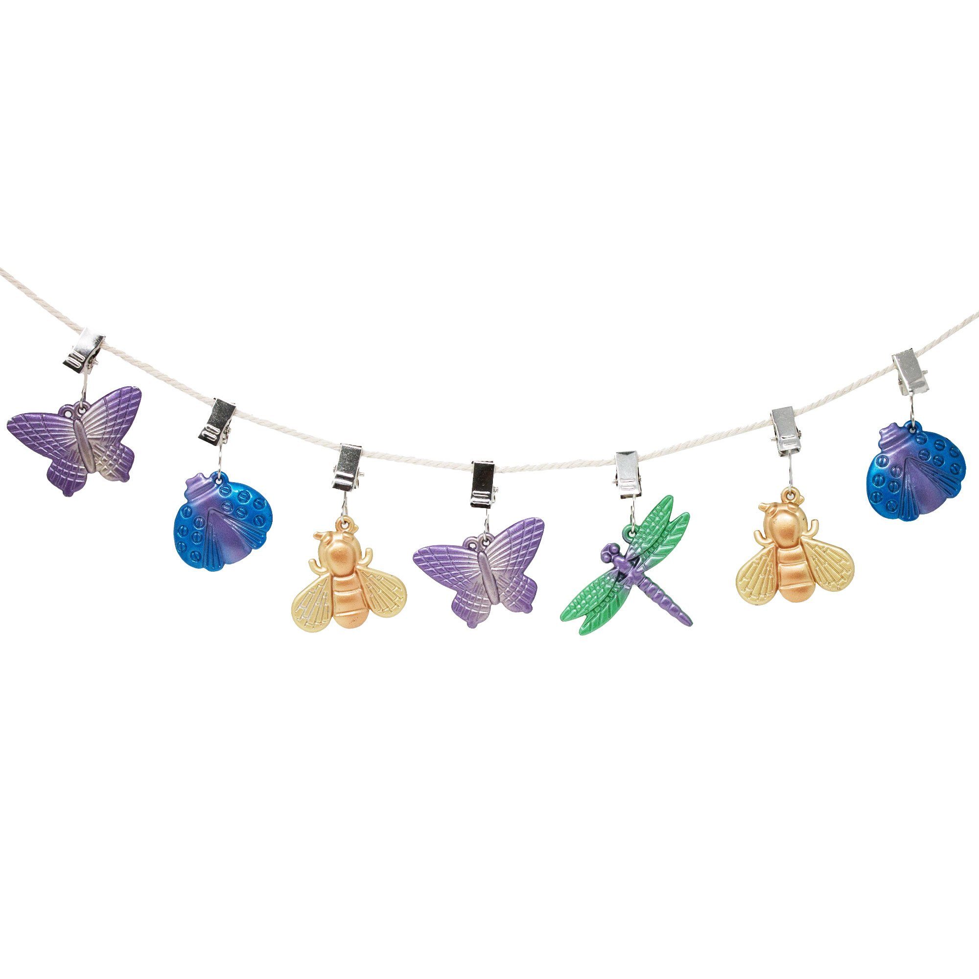 ToCi Tischtuchklammer Tischtuchklammer Tischdeckenbeschwerer Bunt 8er Set - Color Mix – Bild 2 von 5