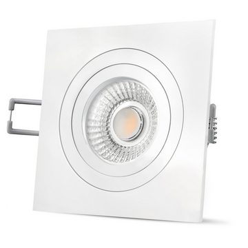 SSC-LUXon LED Einbaustrahler QF-2 LED Einbauspot schwenkbar mit dimmbarem LED Modul 6W warmweiss, Warmweiß