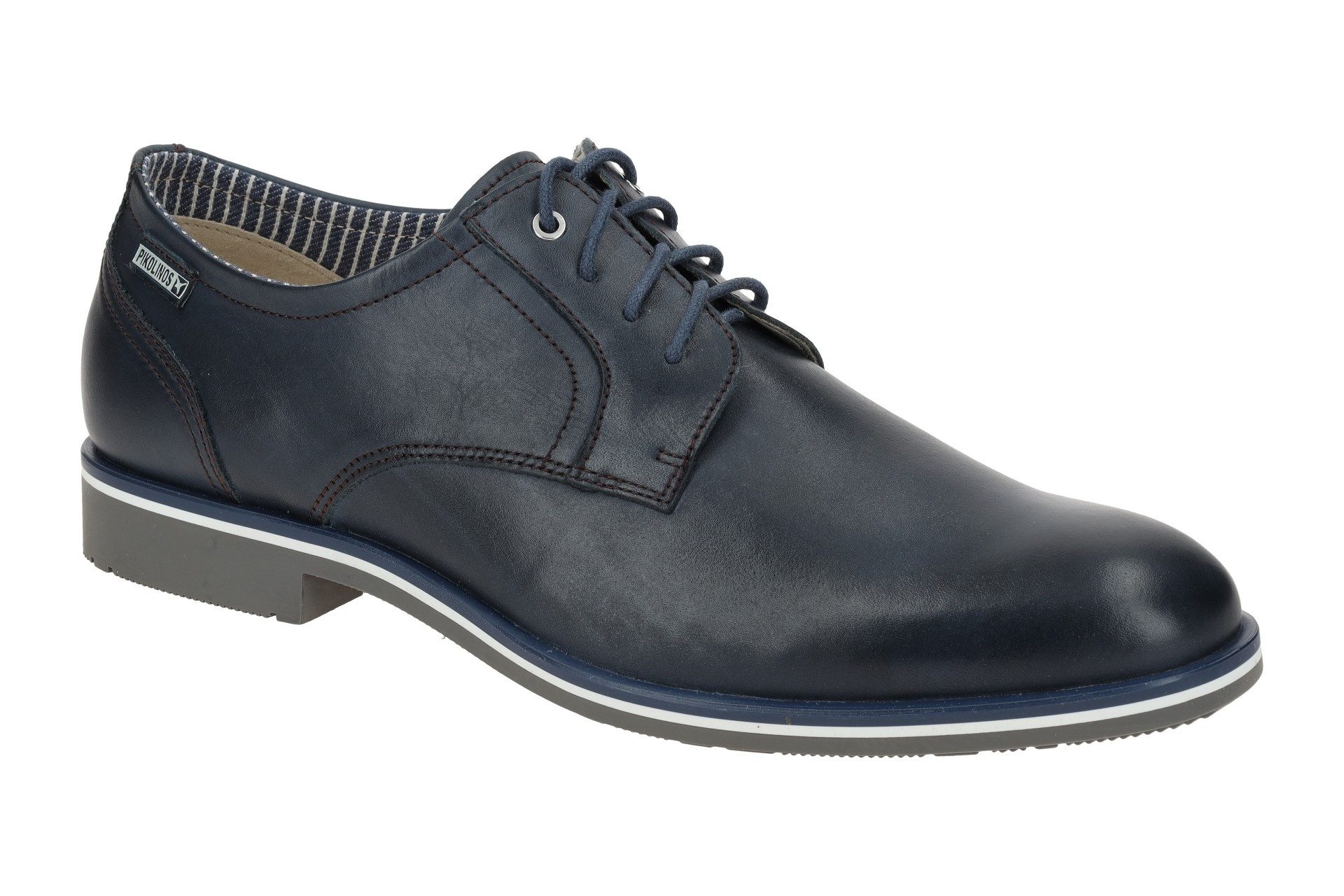 M4V-4130 blue Schnürschuh