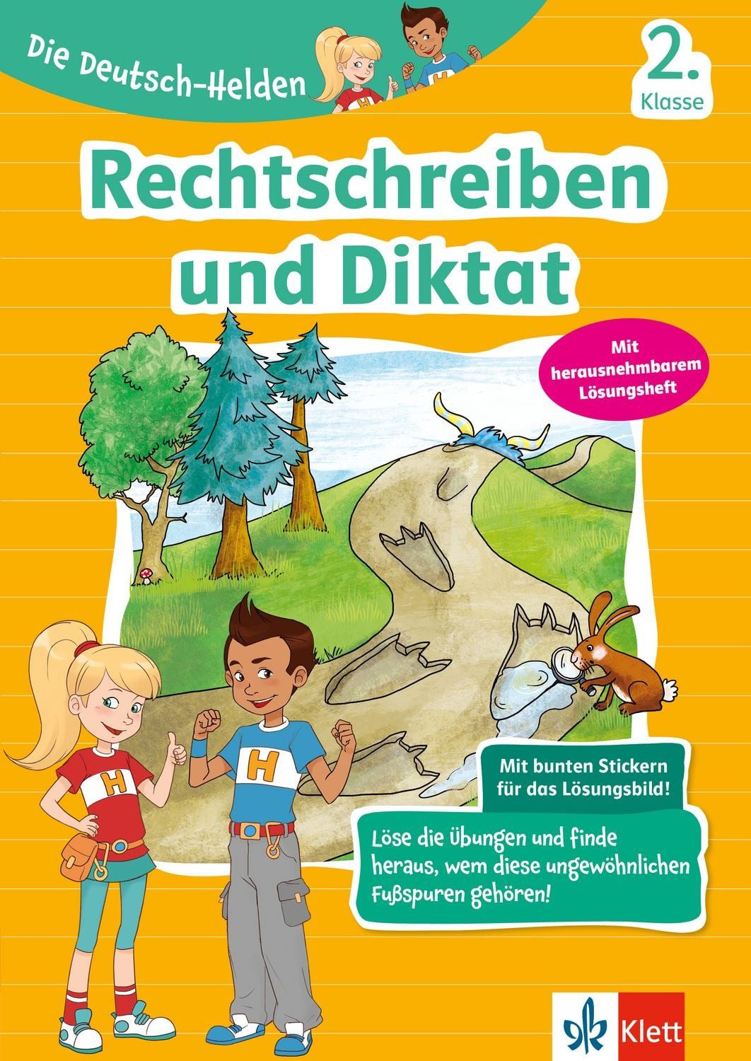 Die Deutsch-Helden Rechtschreiben und Diktat 2. Klasse / diverse