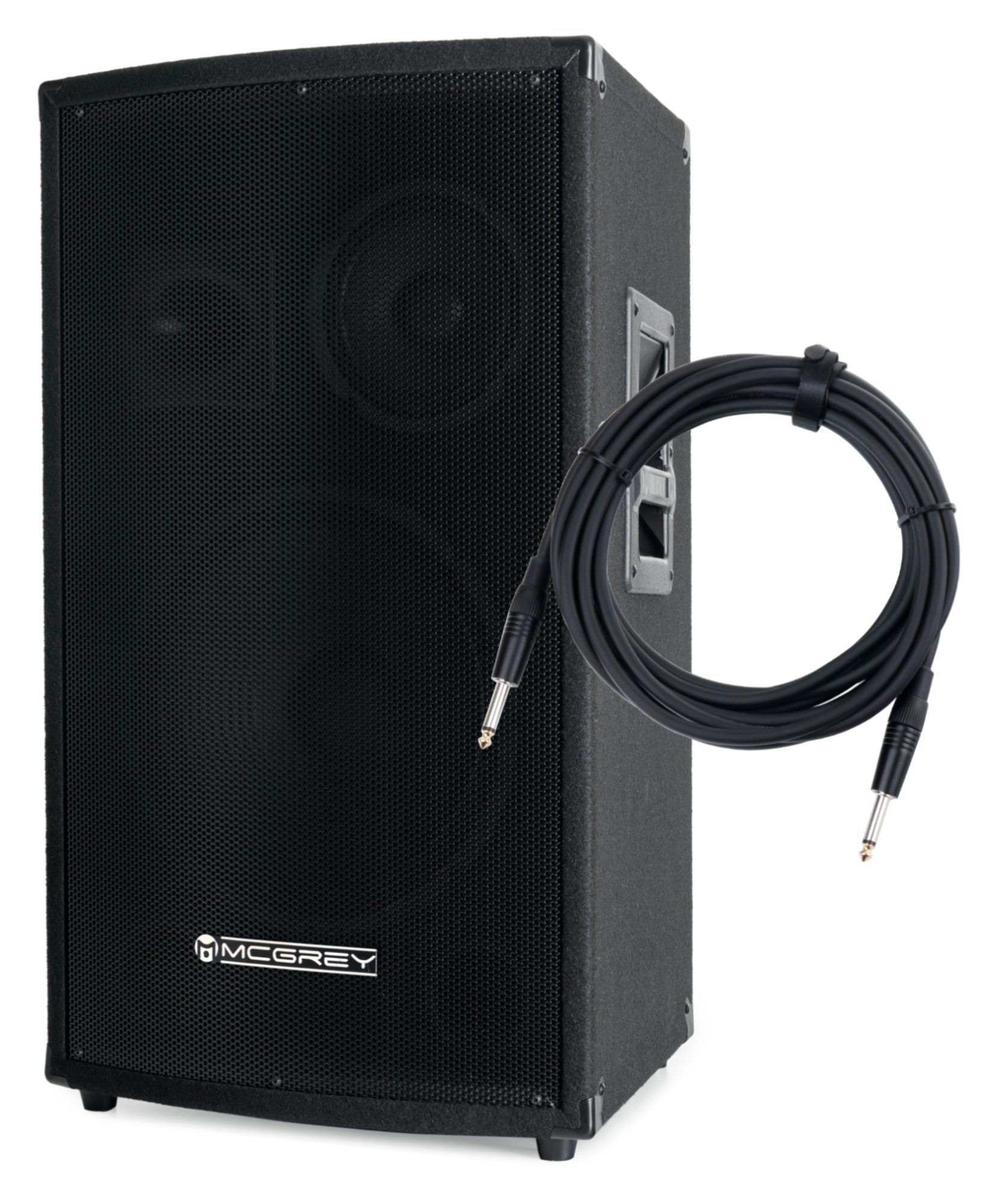 McGrey SL-12/3 3-Wege DJ PA Box Колонки (300 W, Passiv Speaker 30cm (12 zoll), 3-Wege System, Holzgehäuse inkl. Kabel)