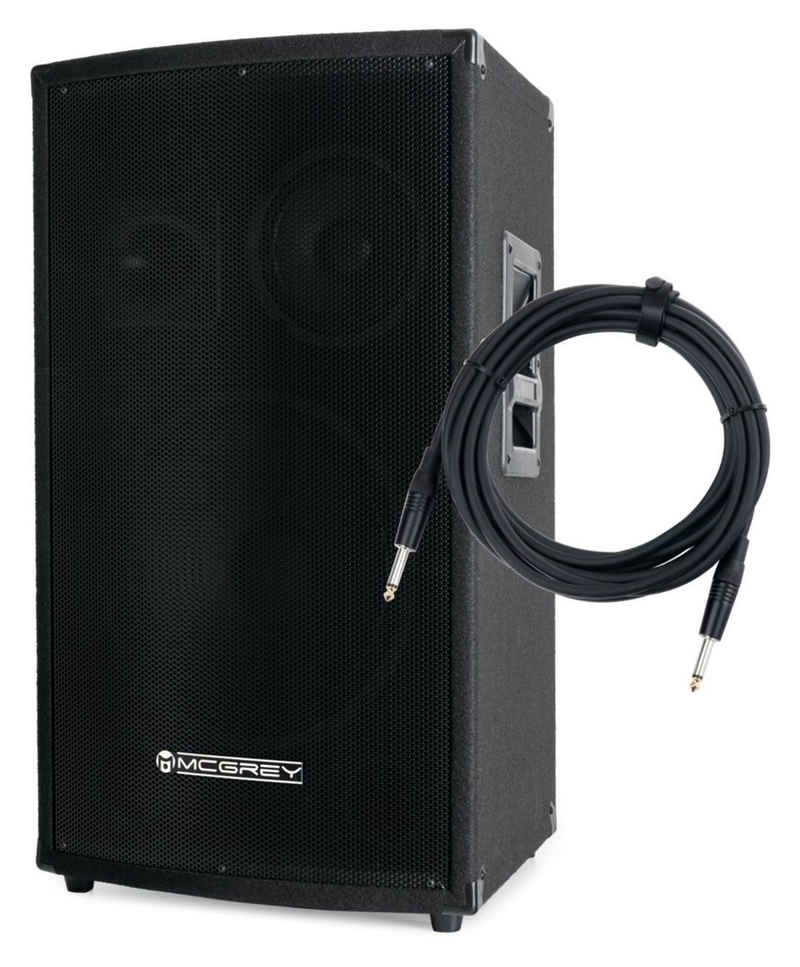 McGrey SL-12/3 3-Wege DJ PA Box Lautsprecher (300 W, Passiv Speaker 30cm (12 zoll), 3-Wege System, Holzgehäuse inkl. Kabel)