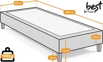 Best for Home Boxspringbett Base, Hotelbett