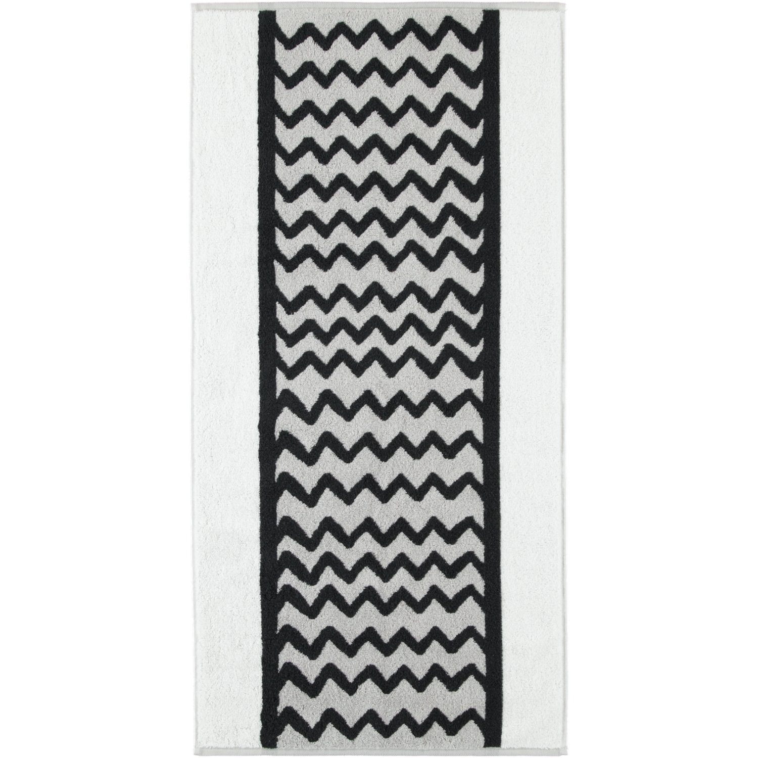 Cawö Handtücher Black & White ZickZack 976, 100% Baumwolle (1-St)