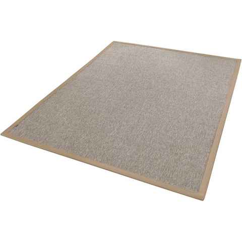 Teppichboden Naturino RipsS2 Spezial, Dekowe, rechteckig, Höhe: 8 mm, Flachgewebe, meliert, Sisal-Optik, In- und Outdoor geeignet