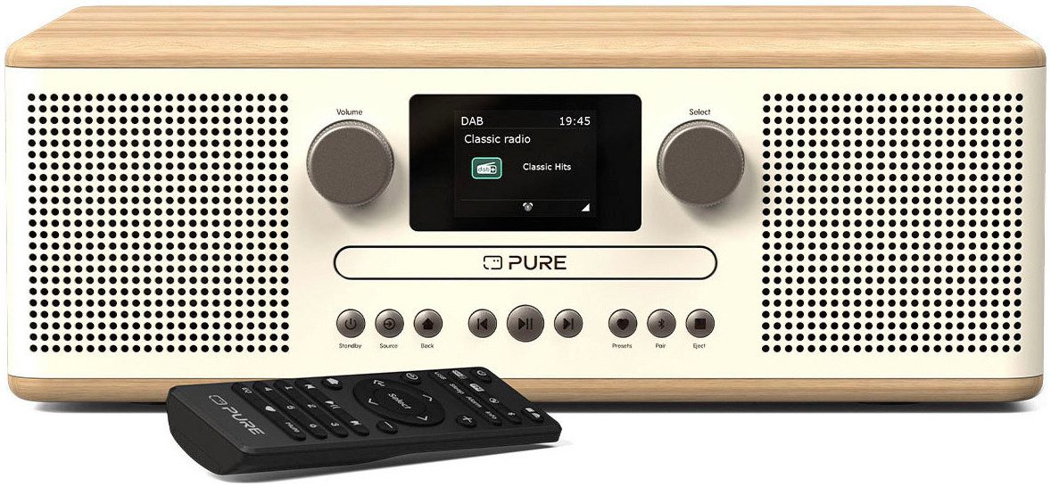 Pure Classic C-D6 Digitalradio (DAB) (Digitalradio (DAB), FM-Transmitter, UKW mit RDS, 30 W)