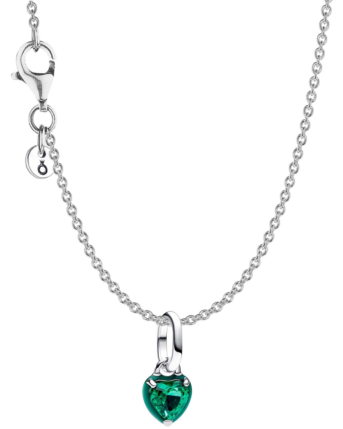 Pandora Kette mit Anhänger Silber Grünes günstig online kaufen