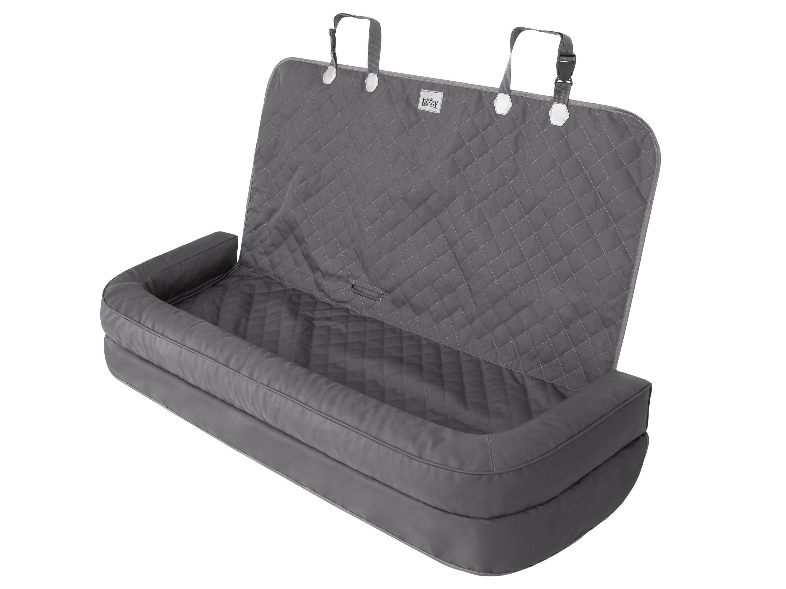 Bjird Hunde-Autositz Hundebett für Auto Rückbank, Autoschondecken für kleine Hunde - 135 x 45 - wasserdicht - made in EU