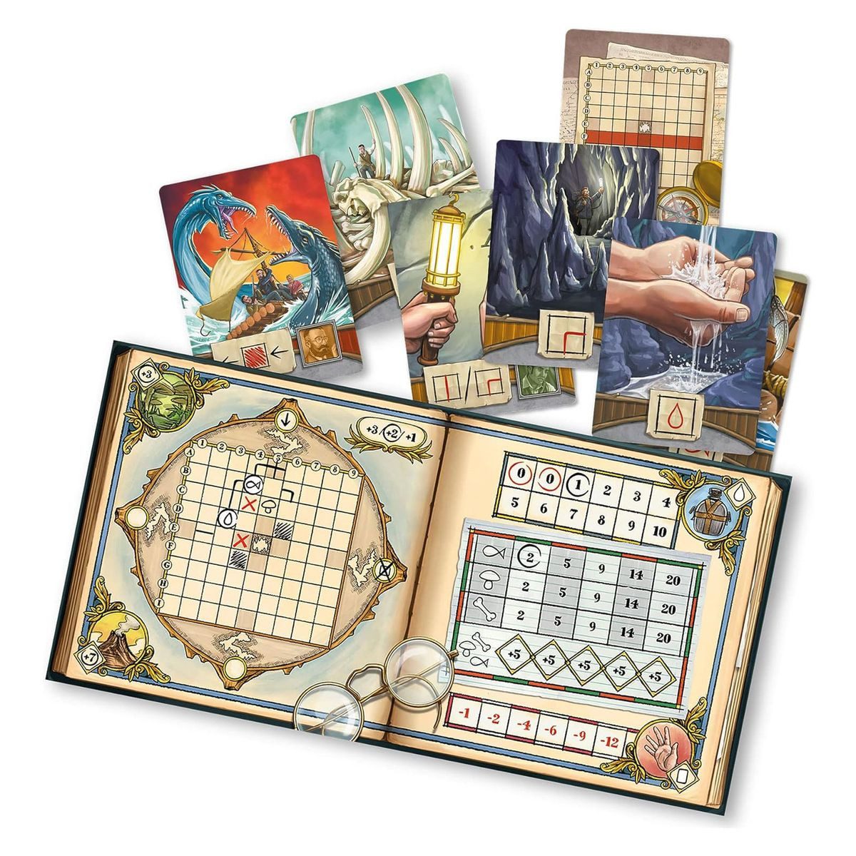 Carletto Spiel Carletto 646304 - Game Factory - Kartenspiel, Die Reise zum Mittelpunk