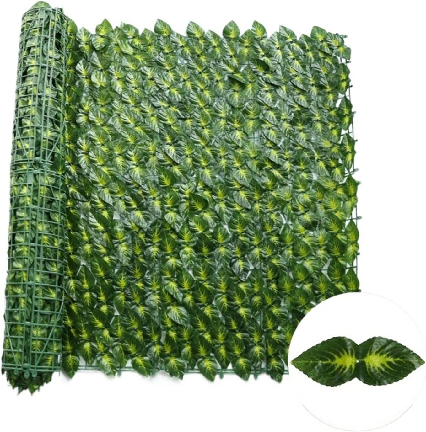 FLORALEAF Künstliche Buchsbaum-Paneele, UV-geschützt – 6 Stück, Je 50,8x50,8 Cm, Für Sichtschutz & Deko Innen & Außen