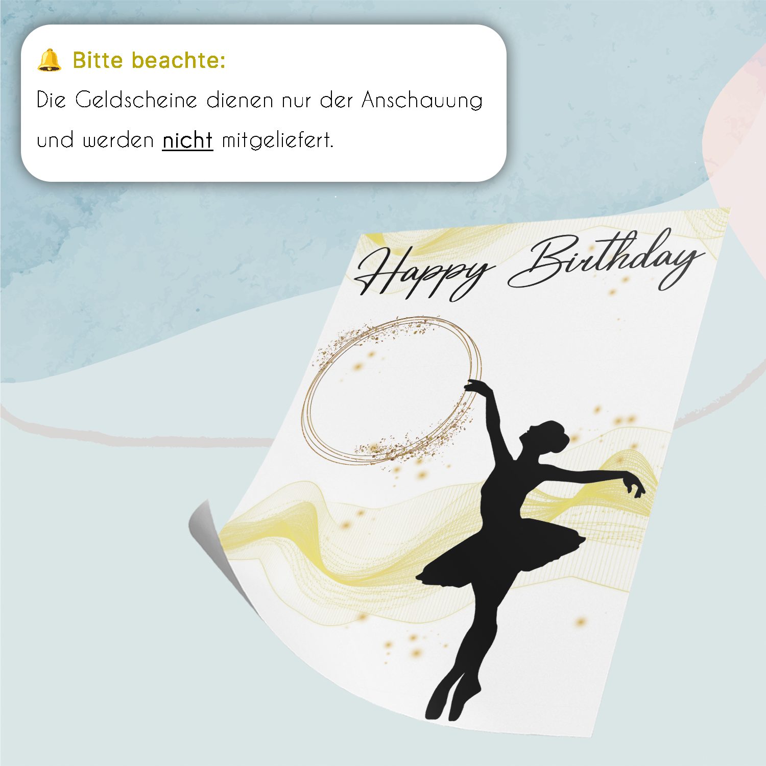 Tigerlino Poster Geburtstag Geldgeschenk Frauen Freundin günstig online kaufen