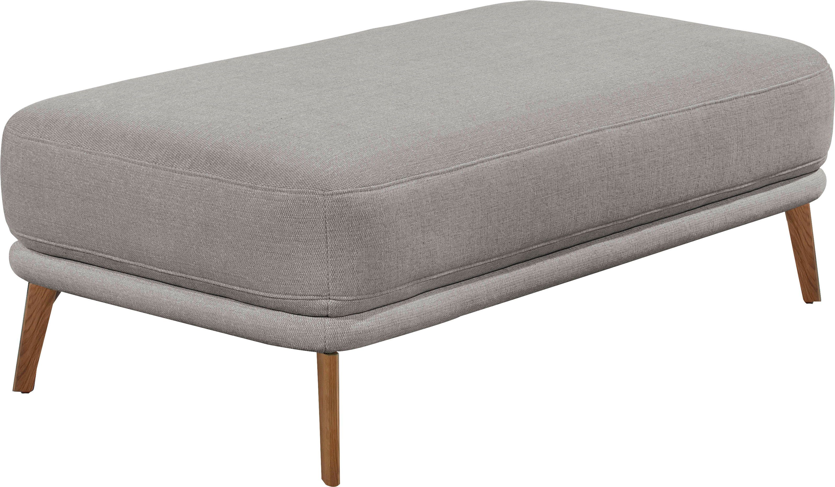 SCHÖNER WOHNEN-Kollektion Hockerbank Pearl - 5 Jahre Hersteller-Garantie, auch in Bouclé, Passend zur Serie Pearl, Füße Massivholz