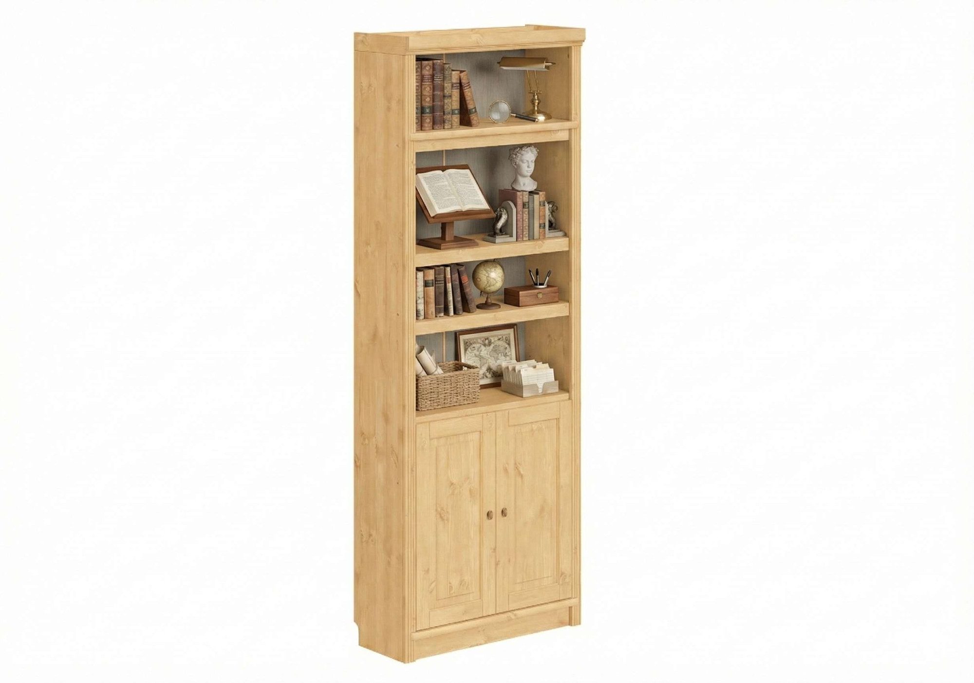OTTO home Bücherregal Soeren, aus massiver Kiefer, FSC®-zertifiziert, Tiefe 33,5 cm