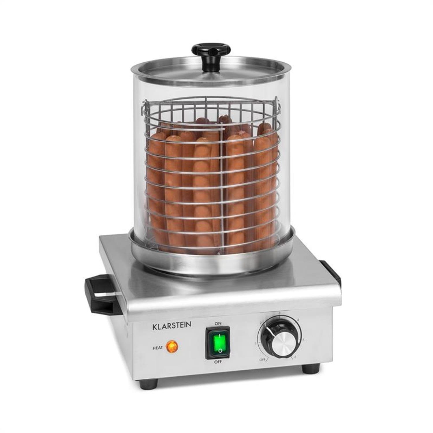 Klarstein Hotdog-Maker Wurstfabrik 450 Hot Dog Maker, 450 W