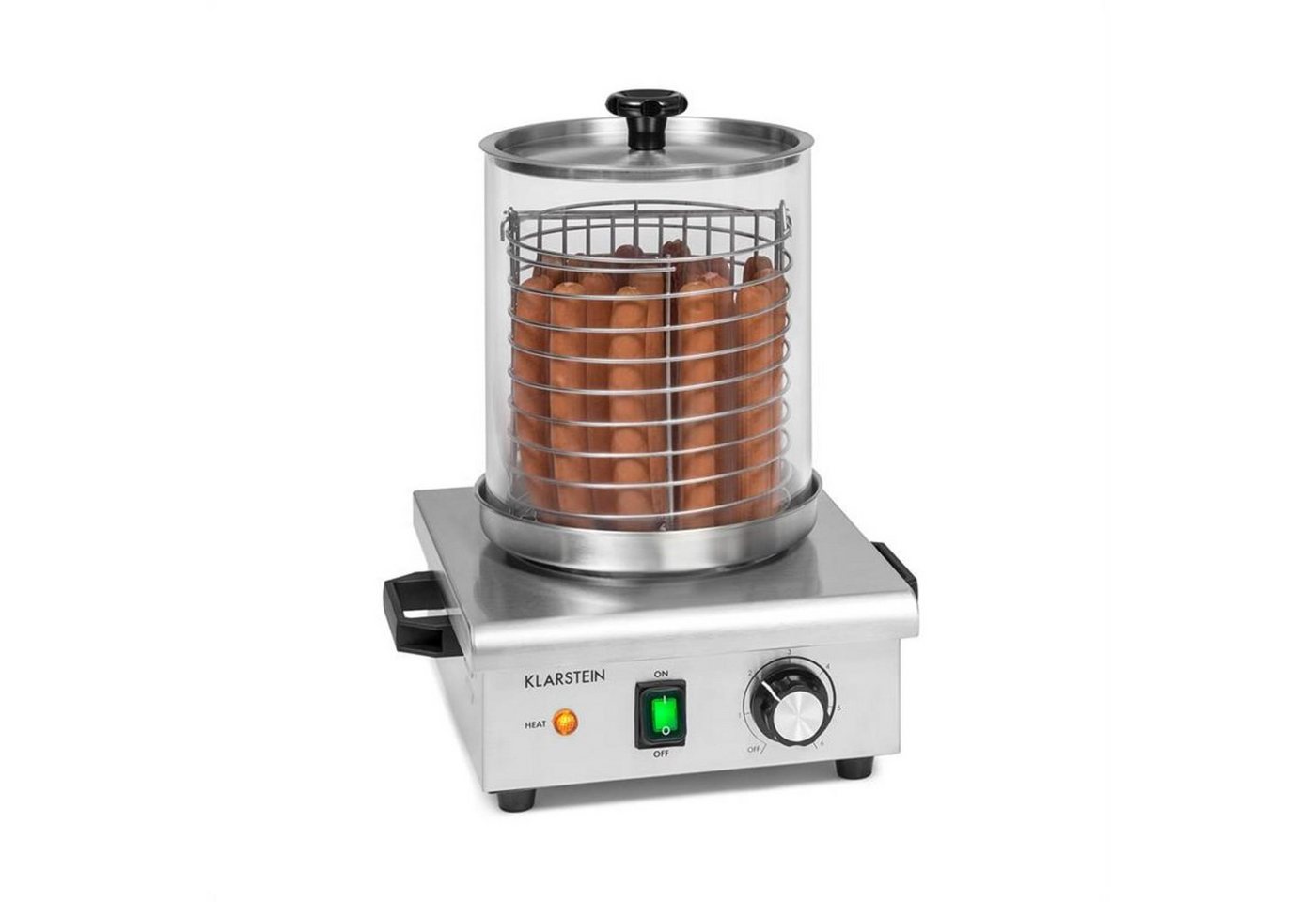 Klarstein Hotdog-Maker Wurstfabrik 450 Hot Dog Maker, 450 W