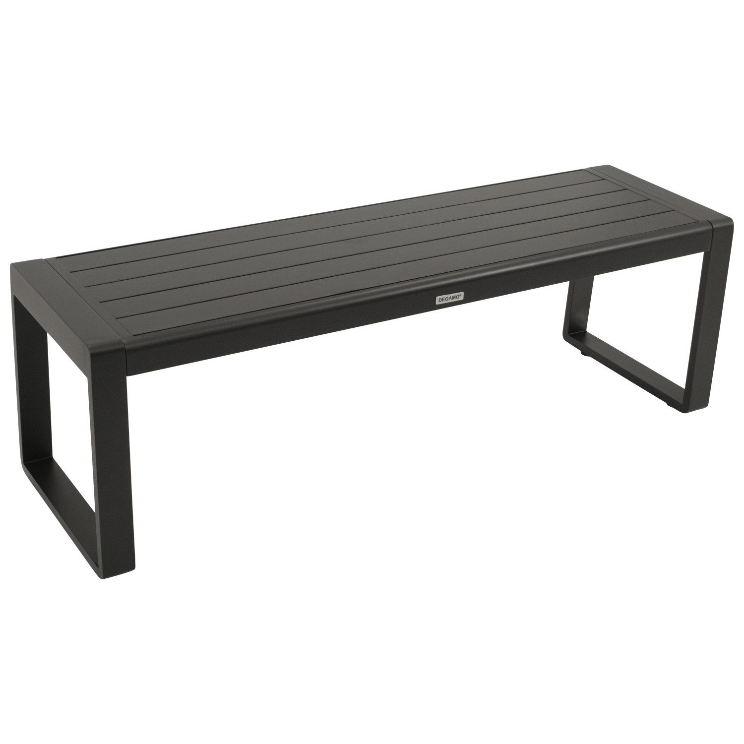 DEGAMO Табуреткиbank RIVA 3-sitzer, 138cm Aluminium anthrazit, wetterfest Outdoor
