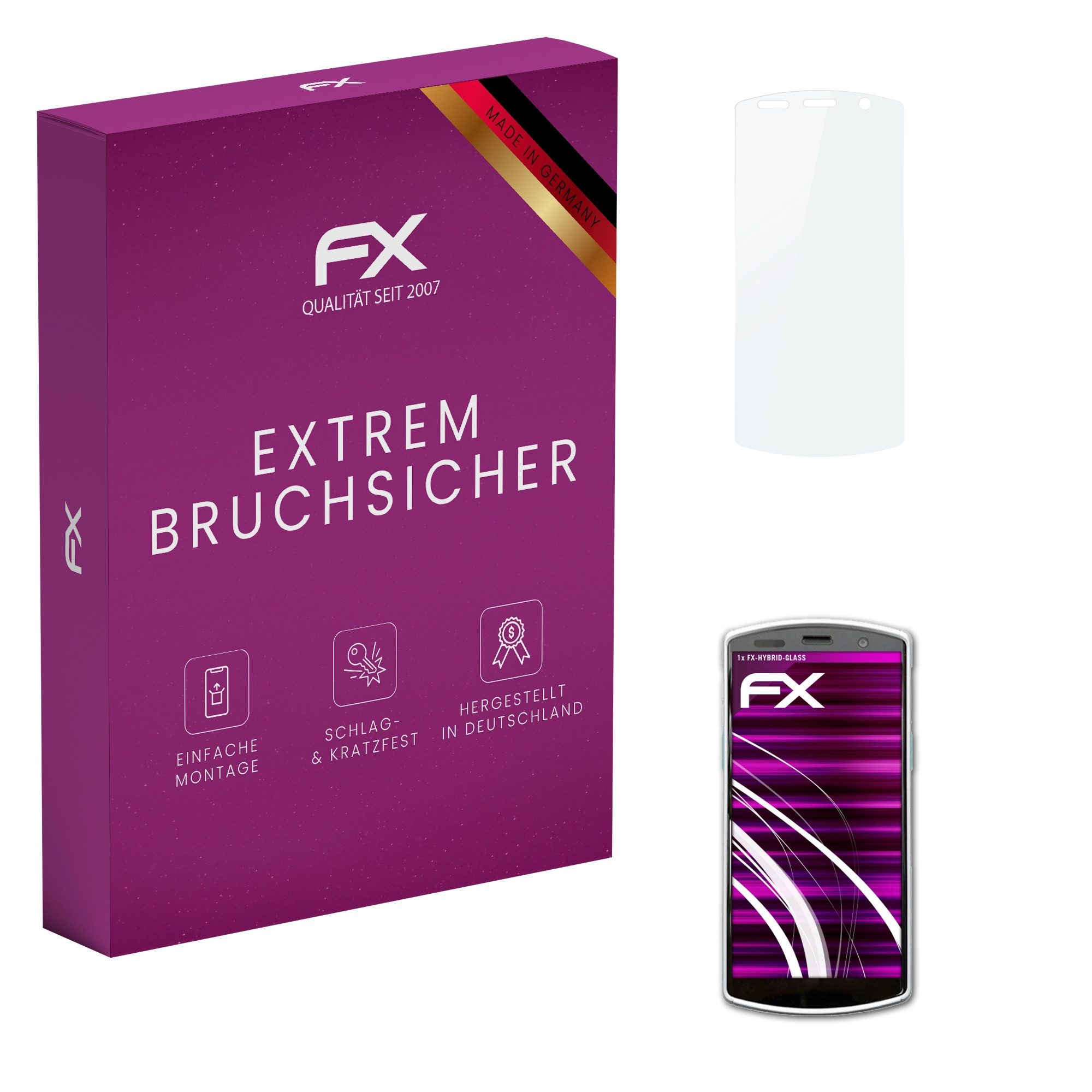 Schutzfolie Panzerglasfolie für Unitech EA510HC