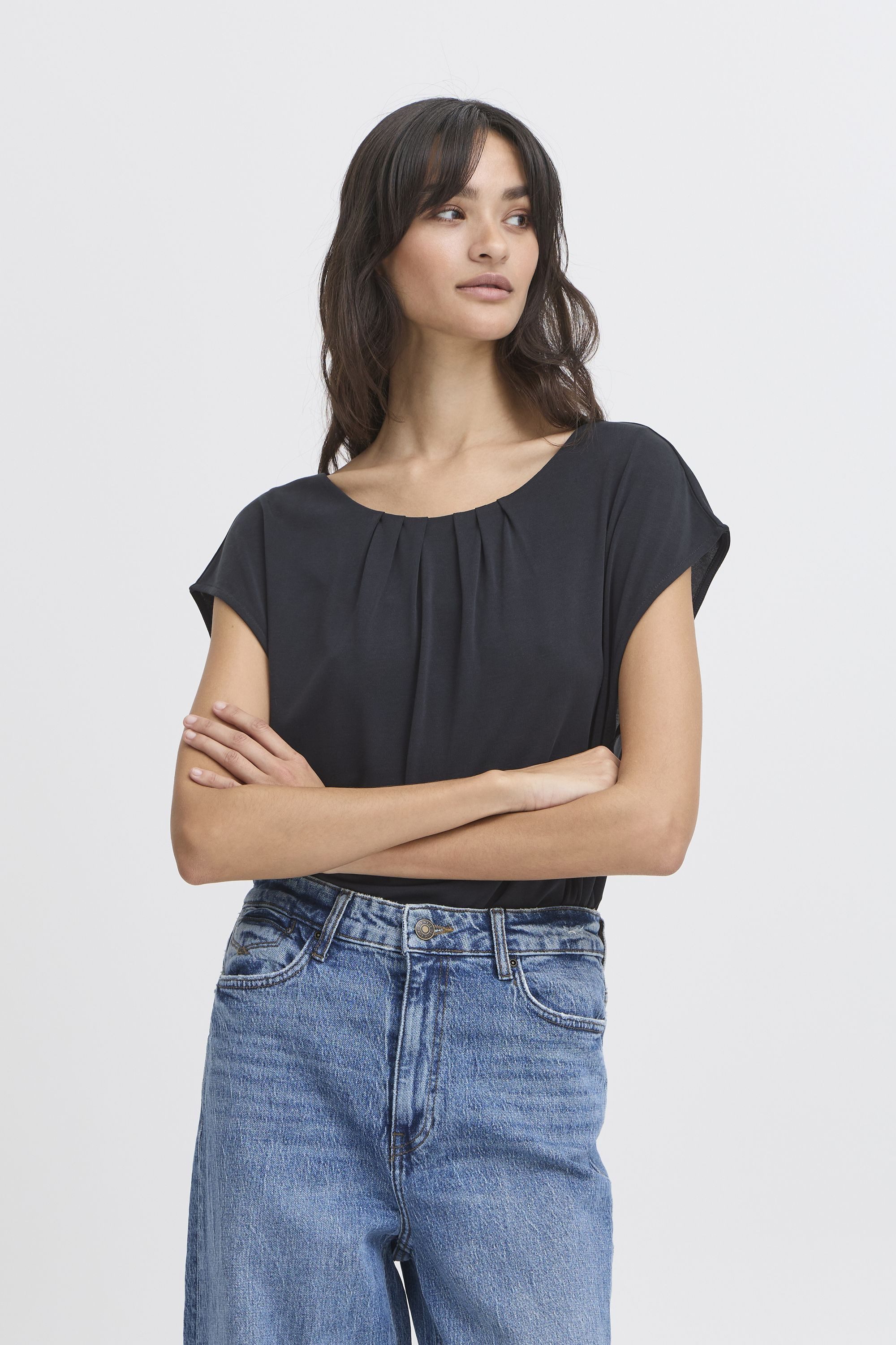 b.young Rundhalsshirt BYPERL Elegantes Shirt günstig online kaufen