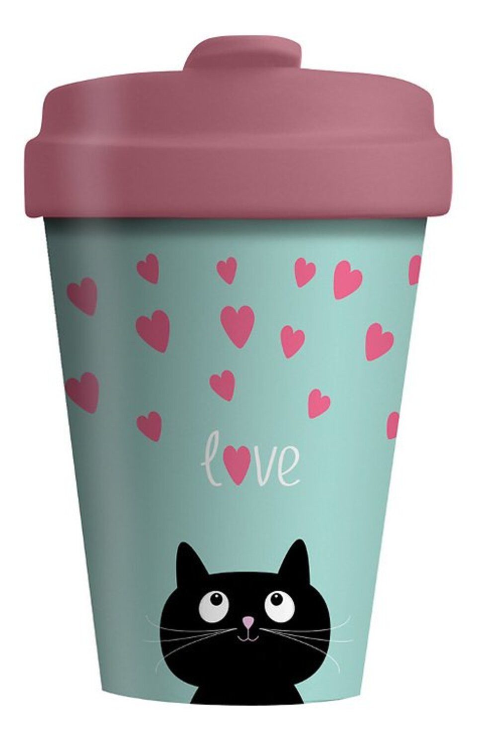 chic.mic Coffee-to-go-Becher ToGo Becher Kitty Love, 1-tlg.