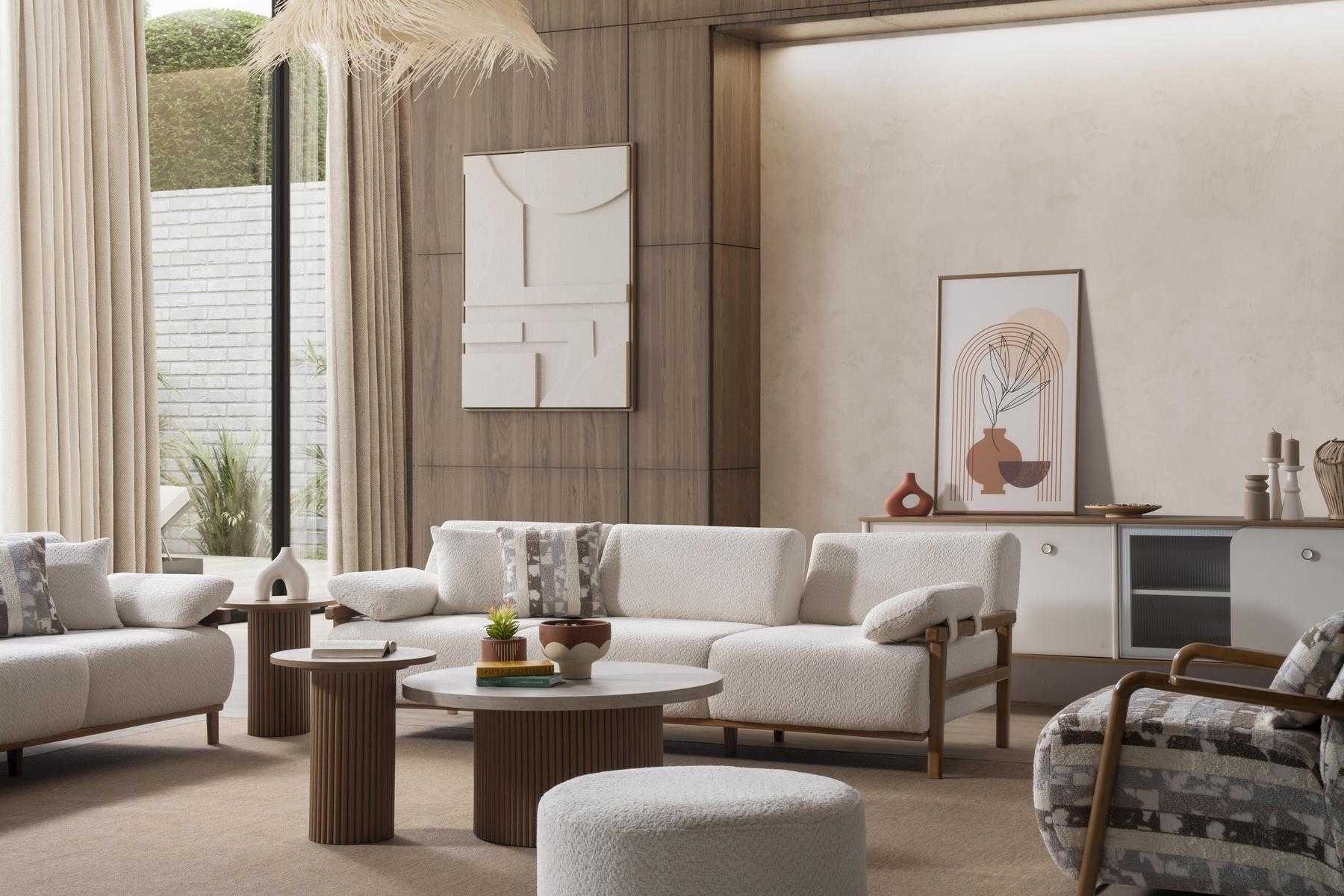 Xlmoebel Polstergarnitur Bequemes modernes Sofa-Set in bunten Farben für Ihr Wohnzimmer, (4-tlg), Made in Europa