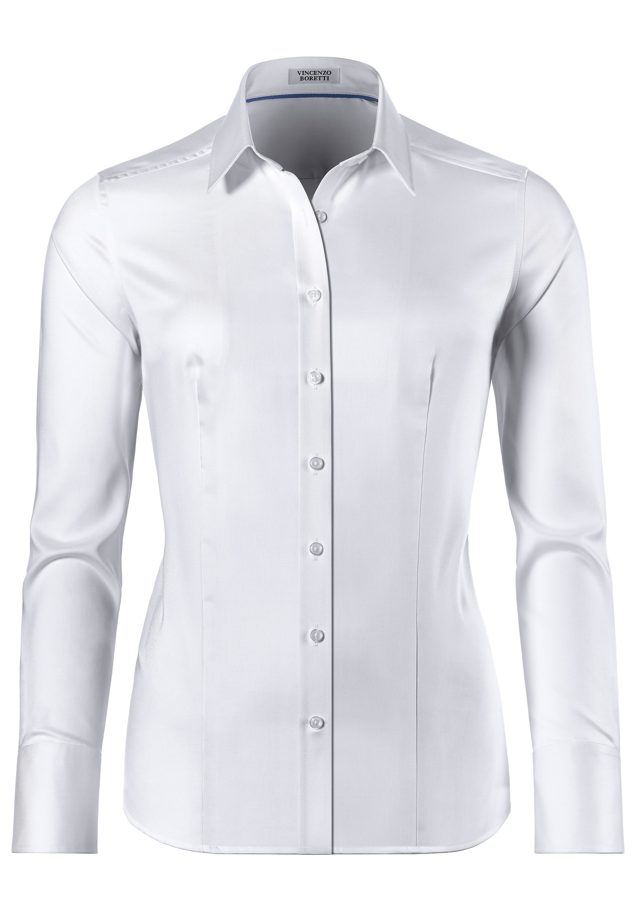 Vincenzo Boretti Klassische Bluse leicht tailliert günstig online kaufen