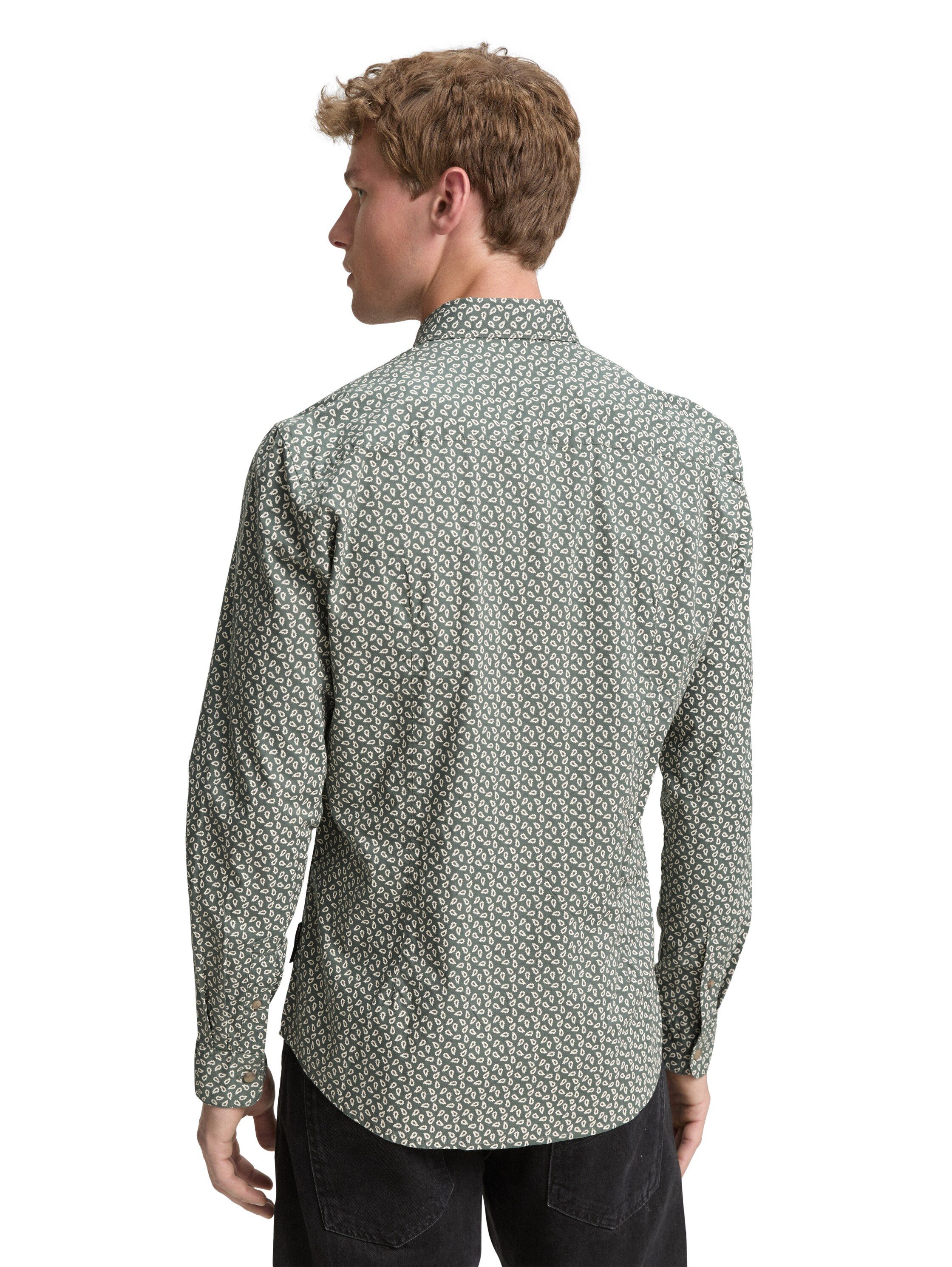 TOM TAILOR Denim Langarmhemd POPLIN mit günstig online kaufen