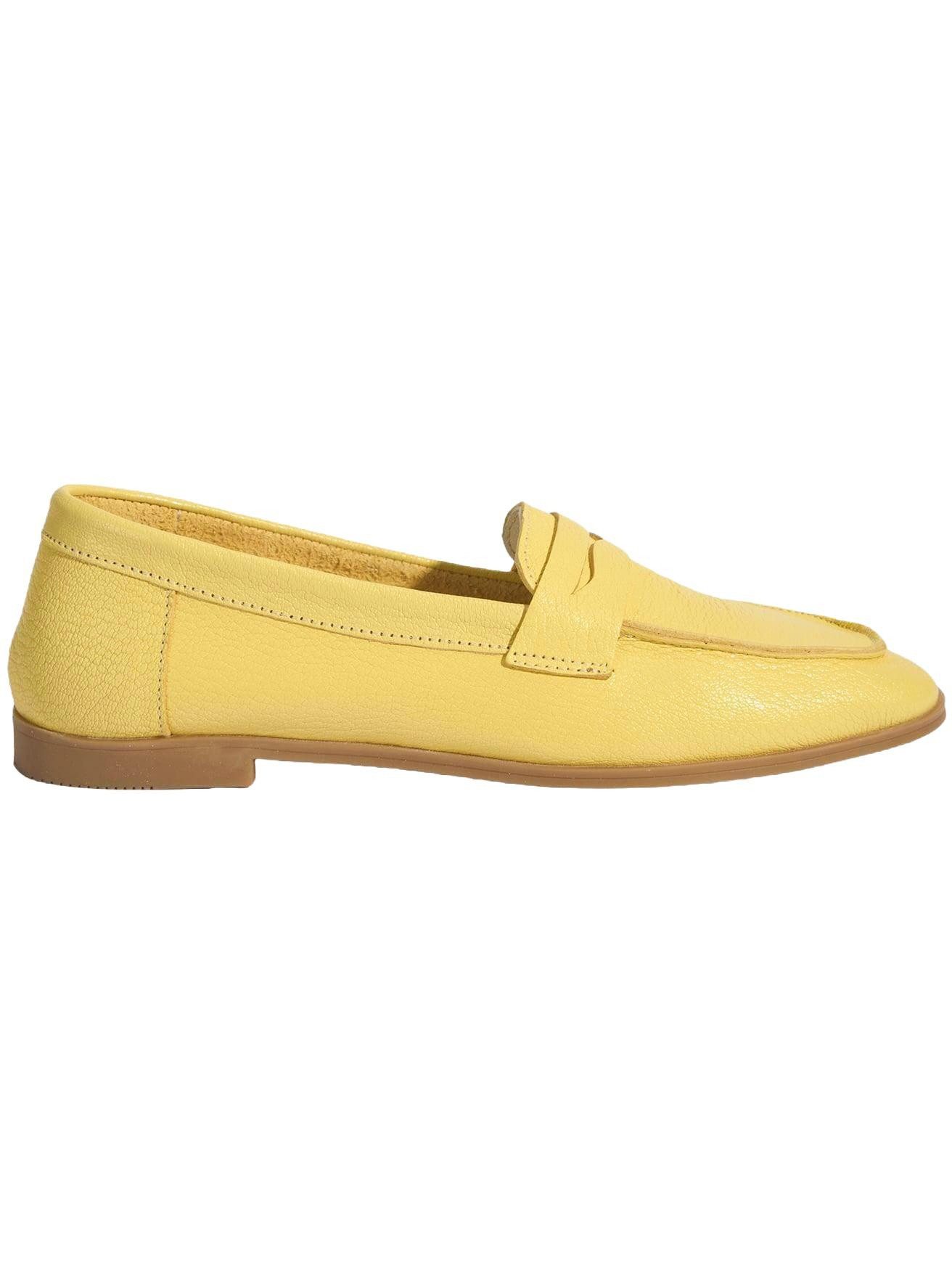 Desa Desa Damen-Lederpantoletten – Flacher Absatz, ohne Verschluss Loafer – Bild 2 von 5
